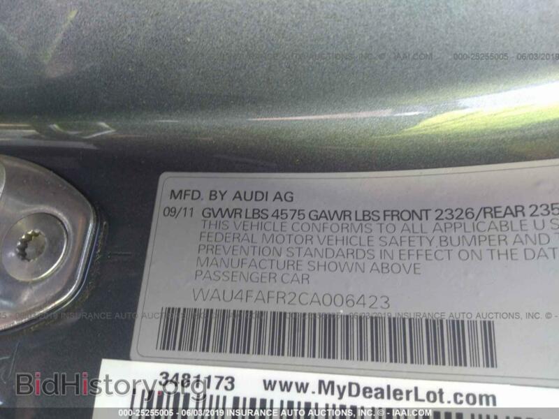2012 Audi A5 (VIN WAU4FAFR2CA006423) — photo 9 of 10