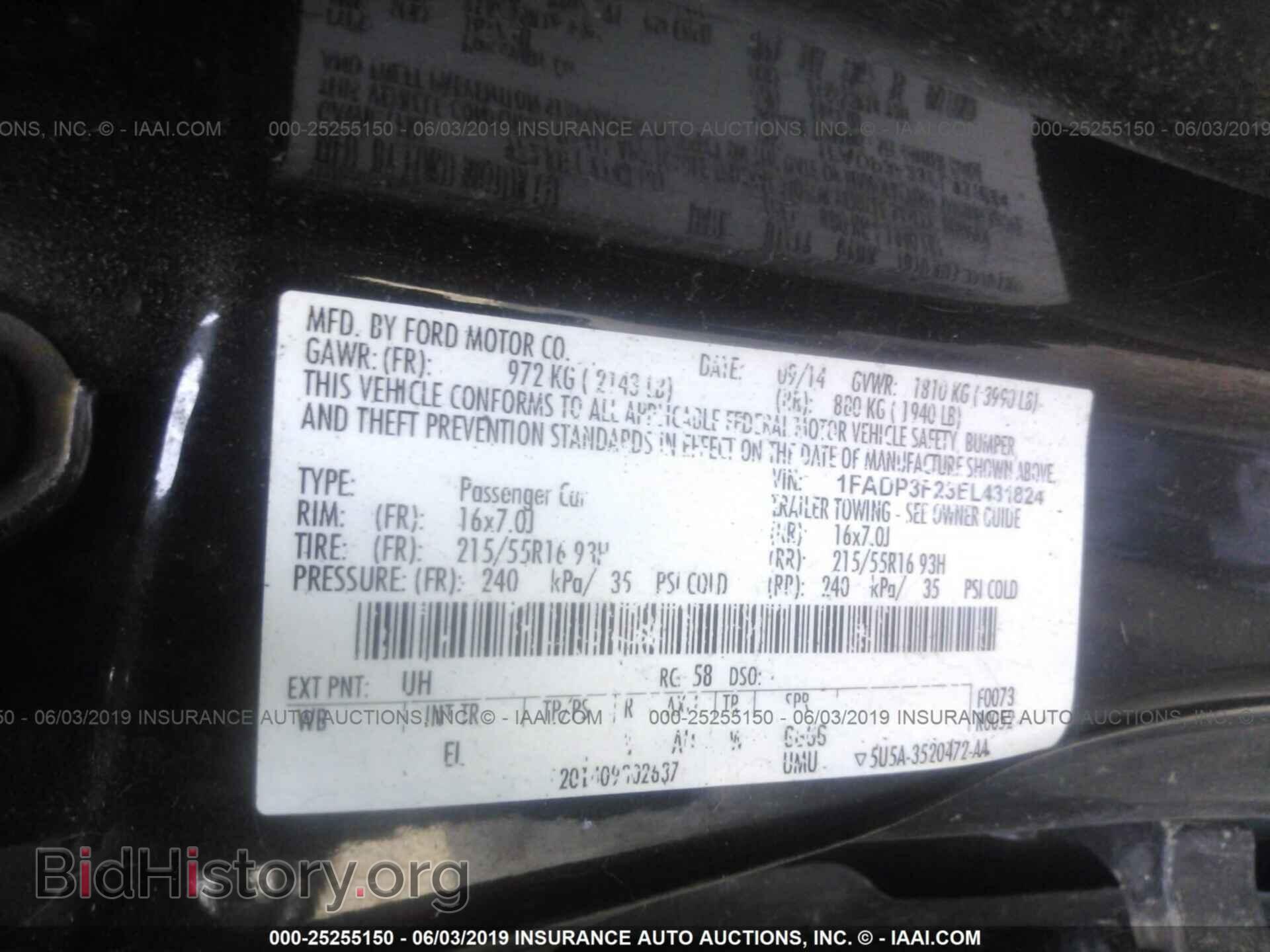 2014 FORD FOCUS - VIN: 1FADP3F23EL431824 - Photo 9