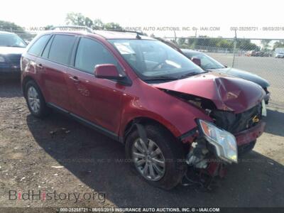 2007 Ford EDGE SEL, red — VIN 2FMDK48C77BB53867, IAAI