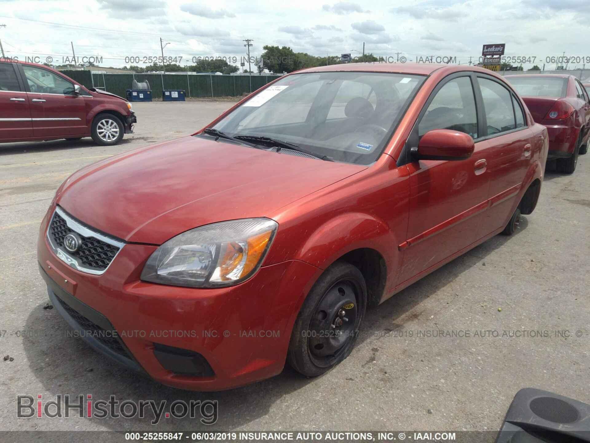 2011 KIA RIO - VIN: KNADH4A31B6916466 - Фото 2