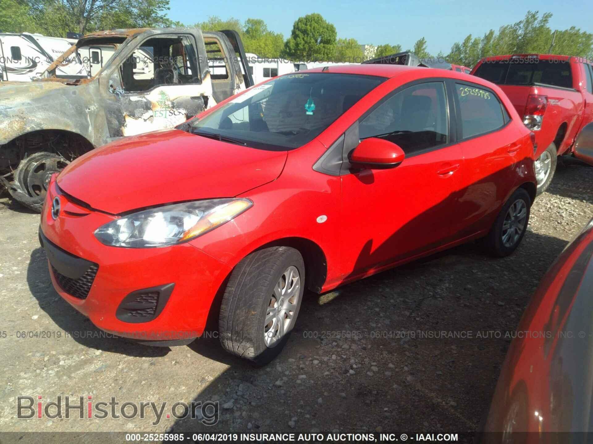 2013 MAZDA MAZDA2 - VIN: JM1DE1KY8D0170592 - Фото 2