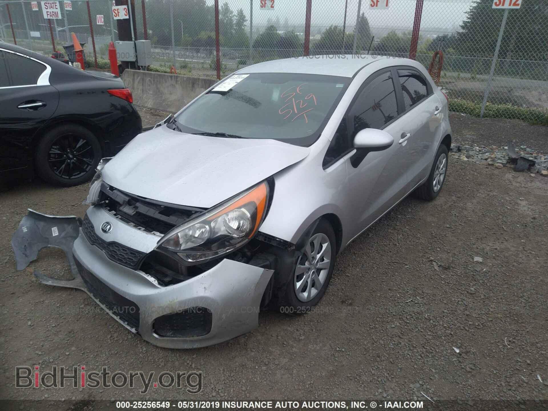 2013 KIA RIO - VIN: KNADM5A33D6204822 - Фото 2