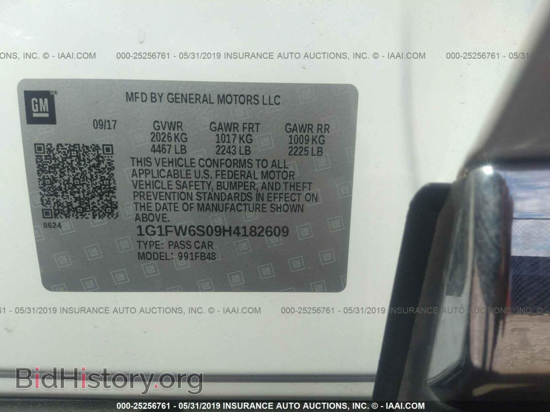2017 CHEVROLET BOLT EV - VIN: 1G1FW6S09H4182609 - Фото 9
