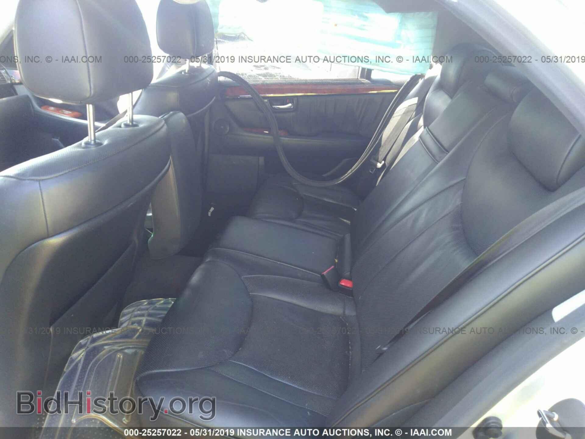 2004 LEXUS LS - VIN: JTHBN36F040162884 - Фото 8
