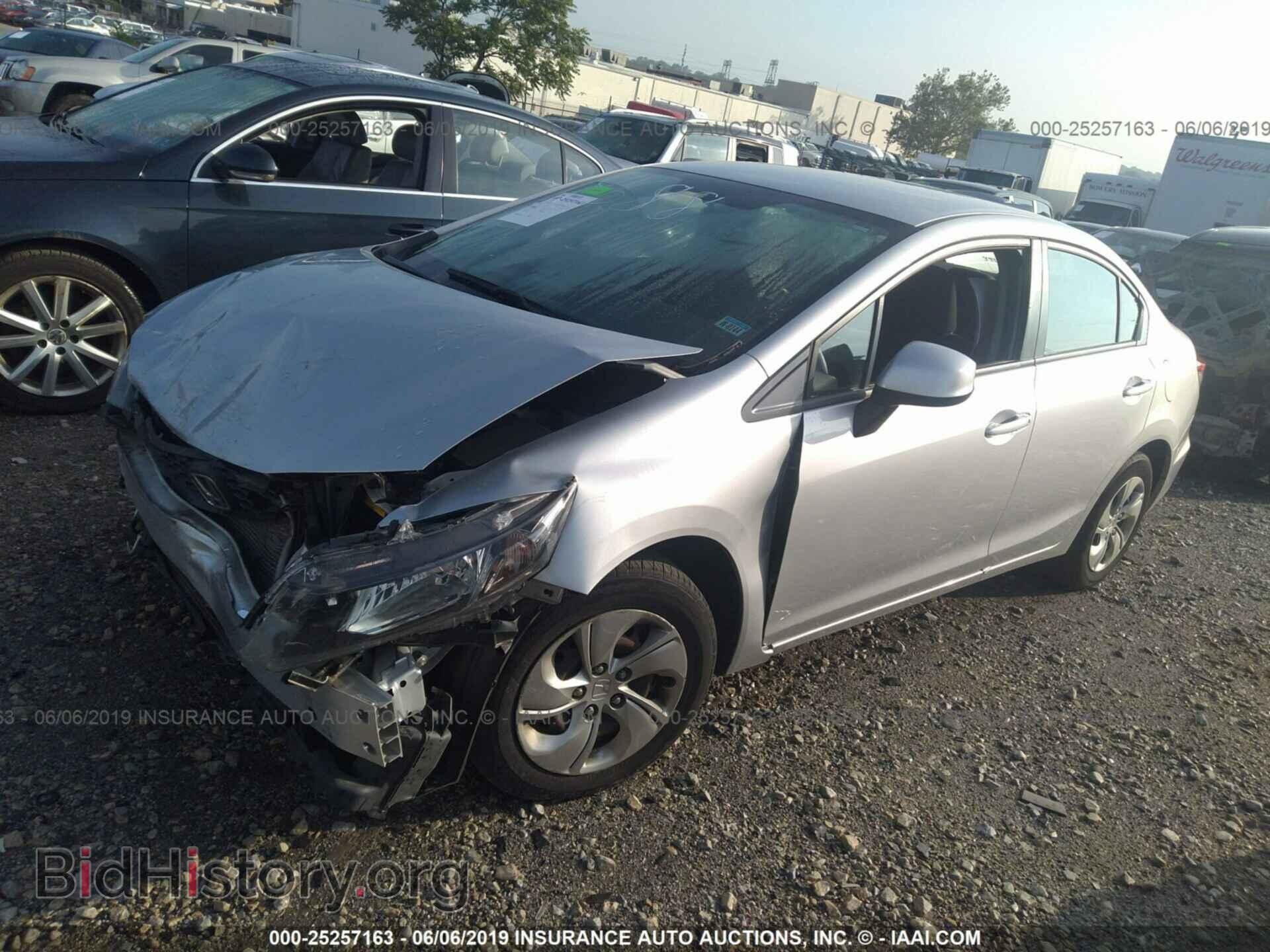 2013 HONDA CIVIC - VIN: 2HGFB2F57DH577291 - Фото 2