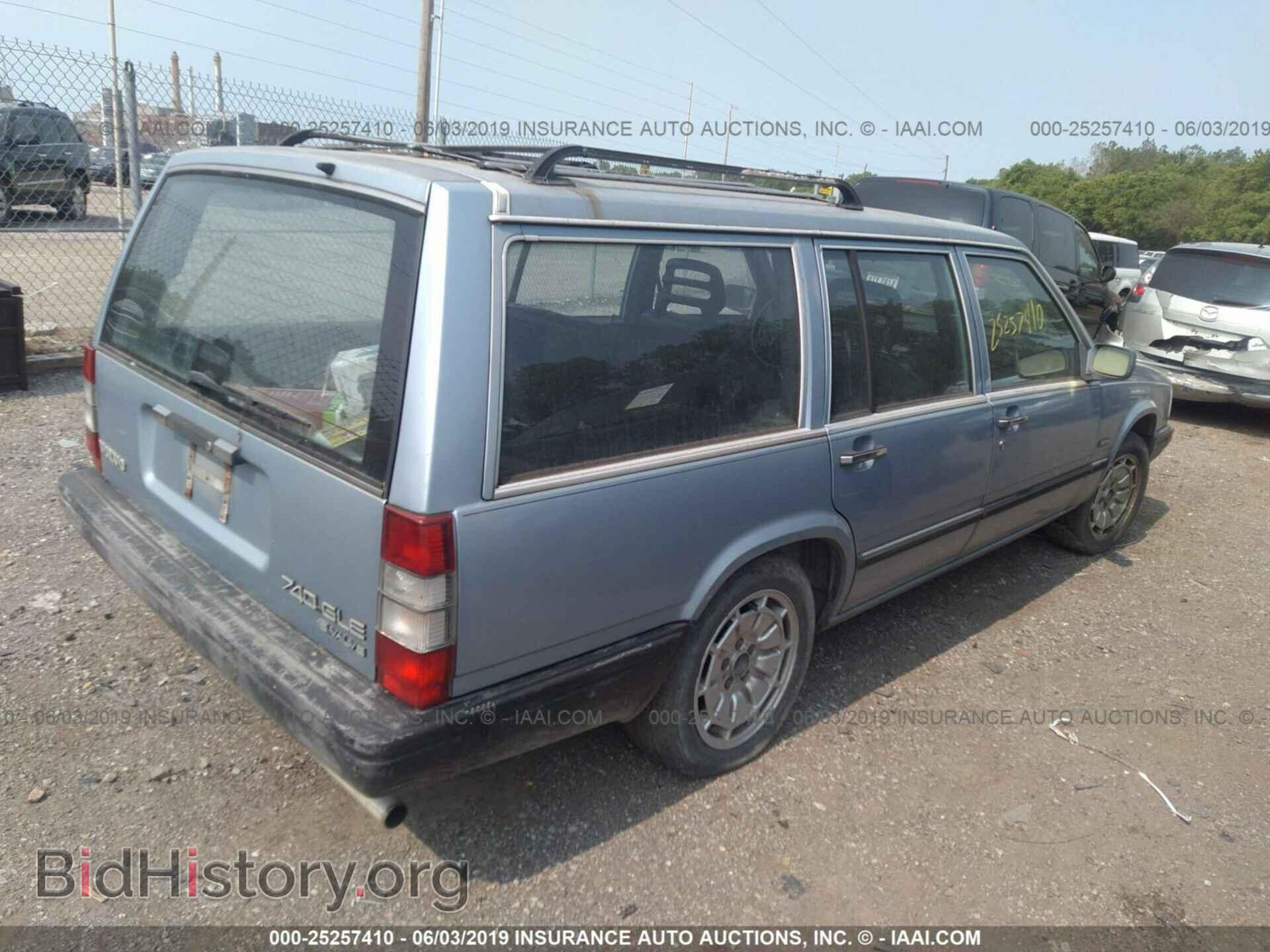 1990 VOLVO 740 - VIN: YV1FA8954L1306602 - Фото 4
