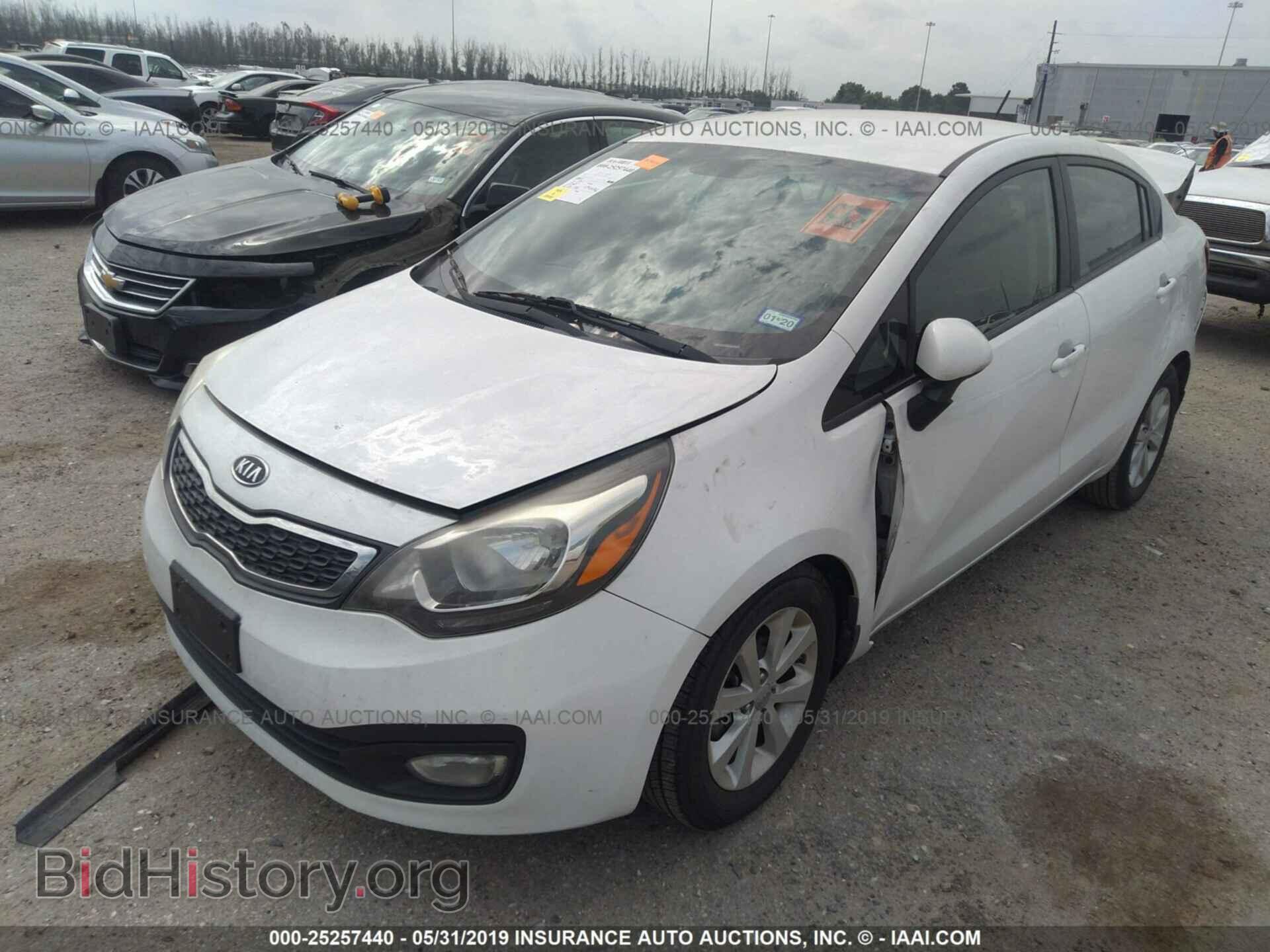 2012 KIA RIO - VIN: KNADN4A34C6094644 - Фото 2