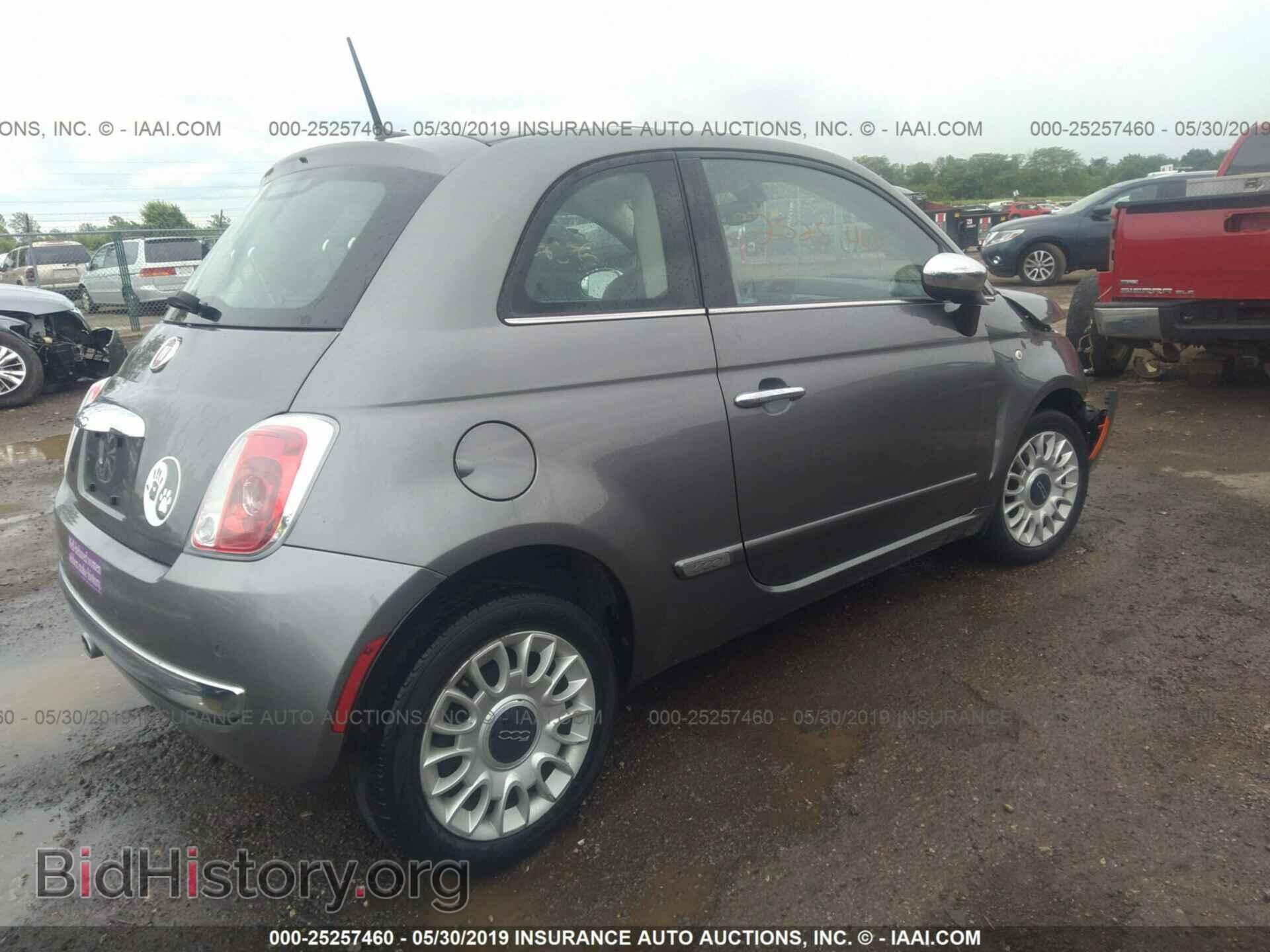 2012 FIAT 500 - VIN: 3C3CFFCR2CT366742 - Фото 4