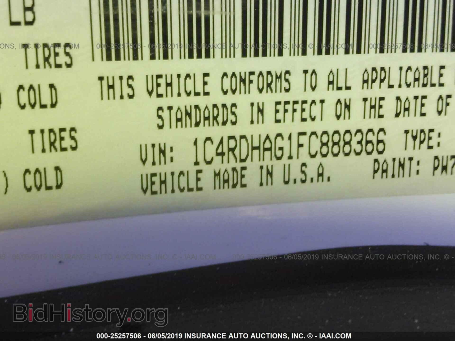 2015 DODGE DURANGO - VIN: 1C4RDHAG1FC888366 - Фото 9