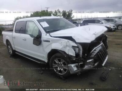 2015 Ford F150 Supercrew, белый — VIN 1FTEW1CF5FKE03348, IAAI