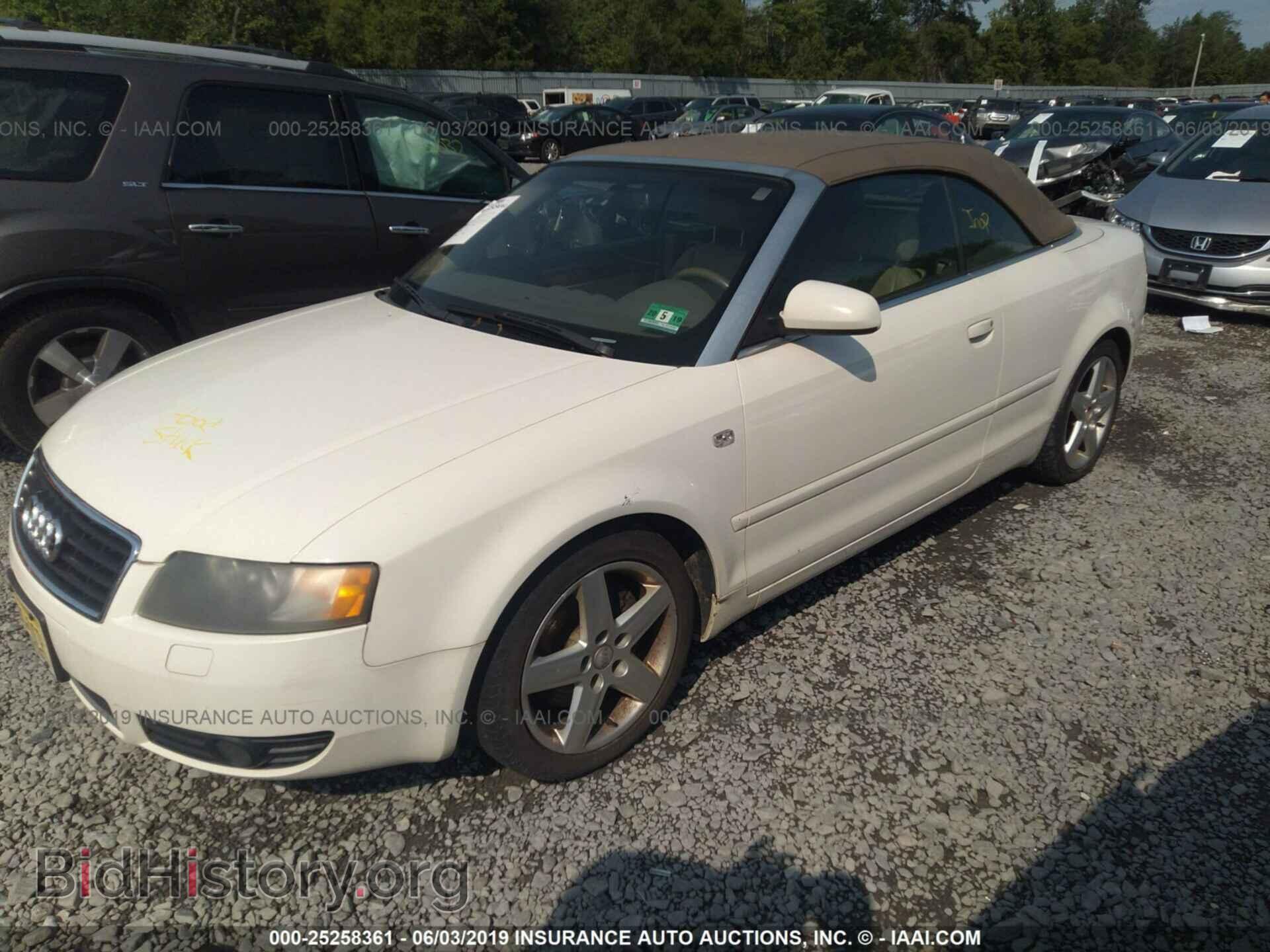 2005 AUDI A4 - VIN: WAUDT48H65K009837 - Фото 2
