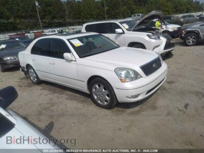 2003 Lexus LS 430, white — VIN JTHBN30F430112402, IAAI