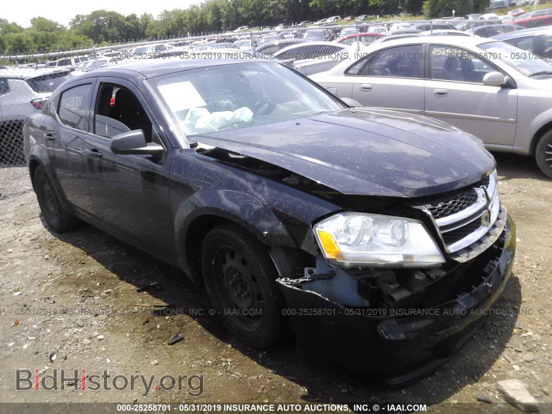 Фотография 1C3CDZAB0DN752140 - DODGE AVENGER 2013