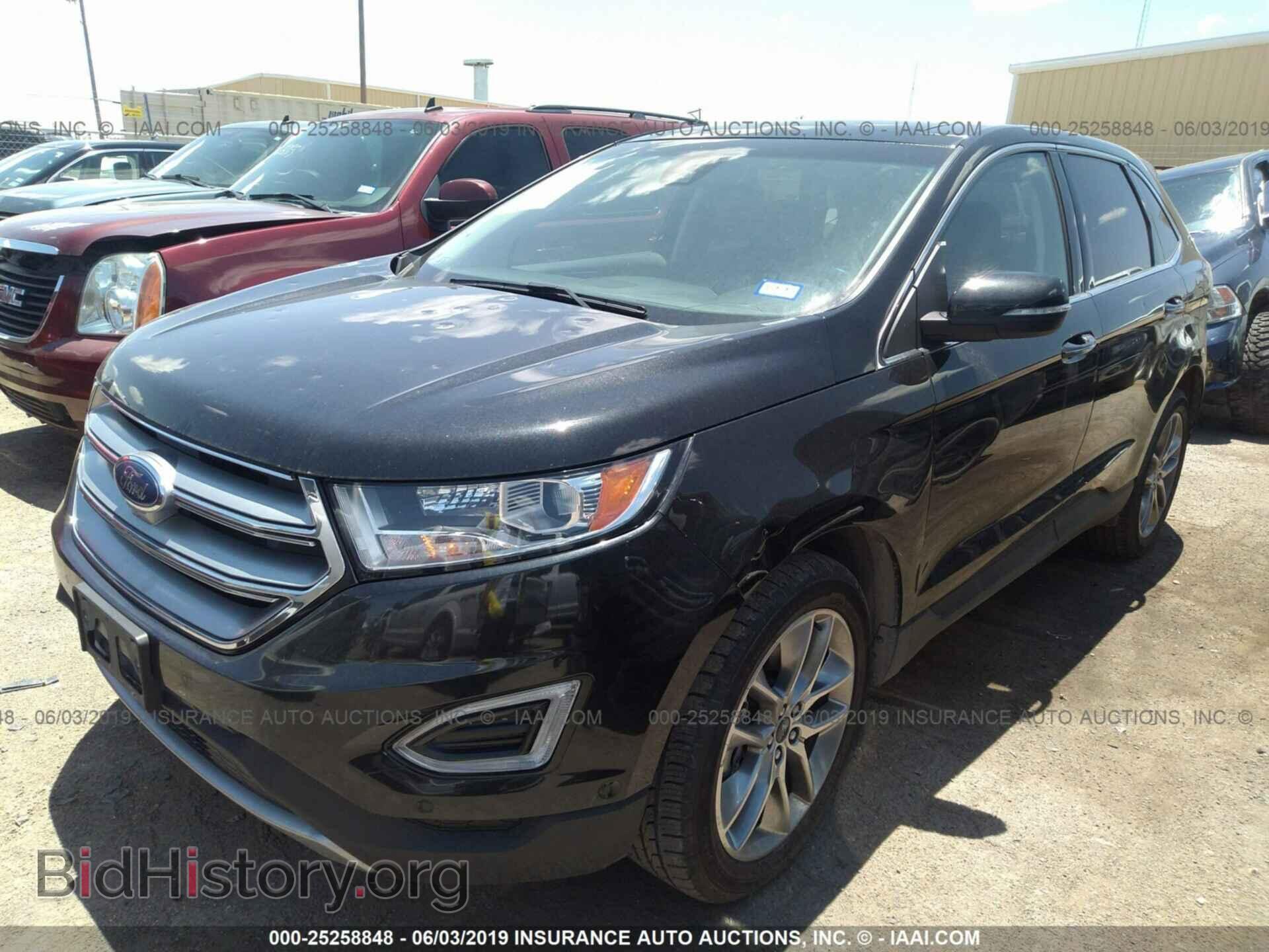 2015 FORD EDGE - VIN: 2FMPK3K89FBC07065 - Фото 2