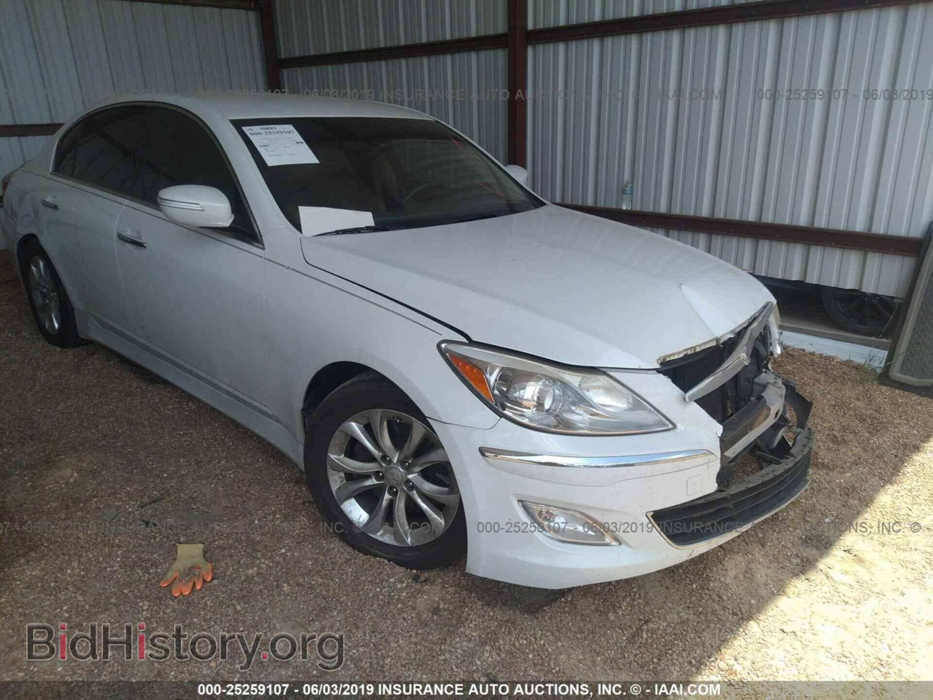 Photo KMHGC4DD8CU193694 - HYUNDAI GENESIS 2012