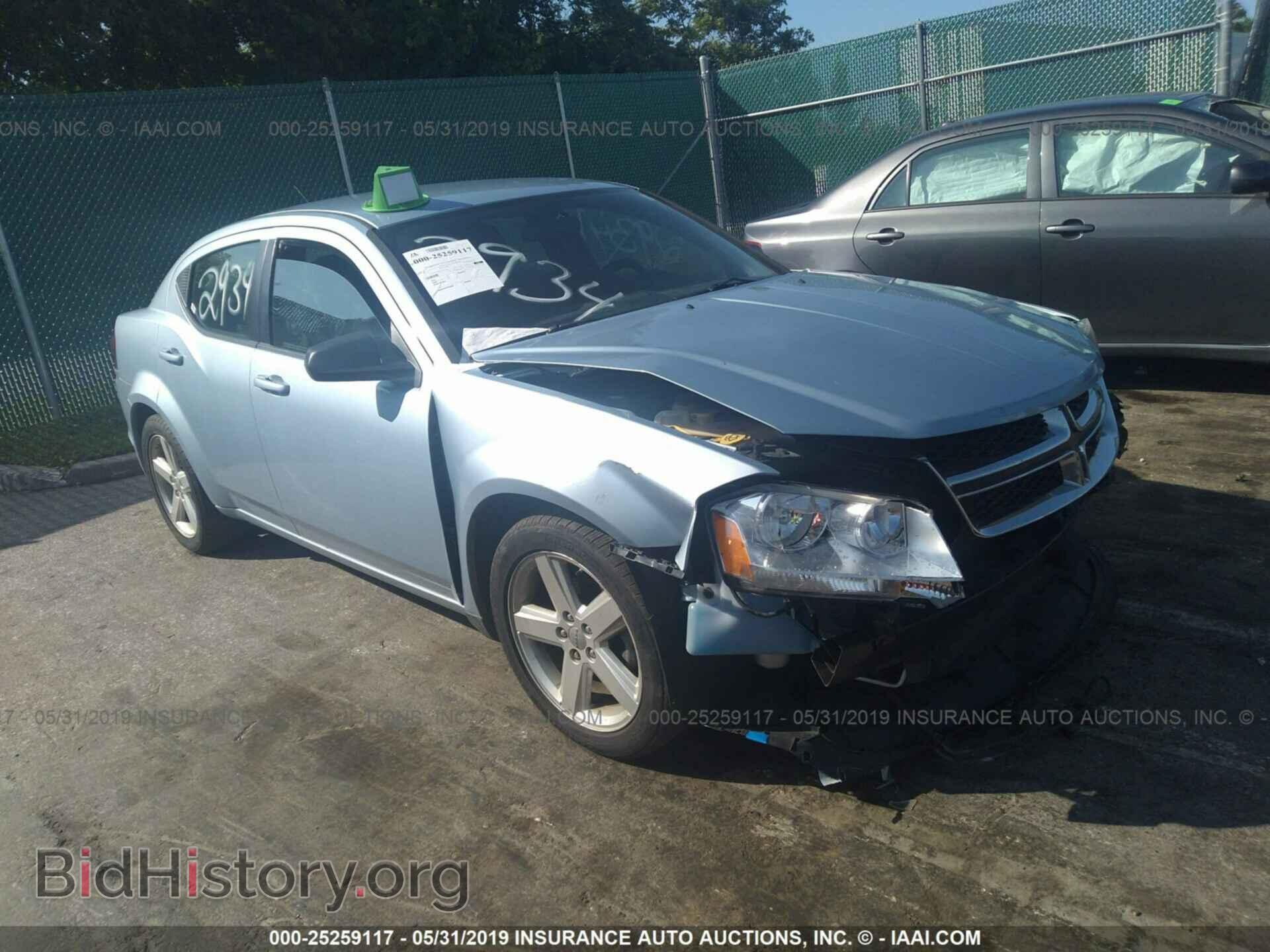 Фотография 1C3CDZAB6DN625523 - DODGE AVENGER 2013