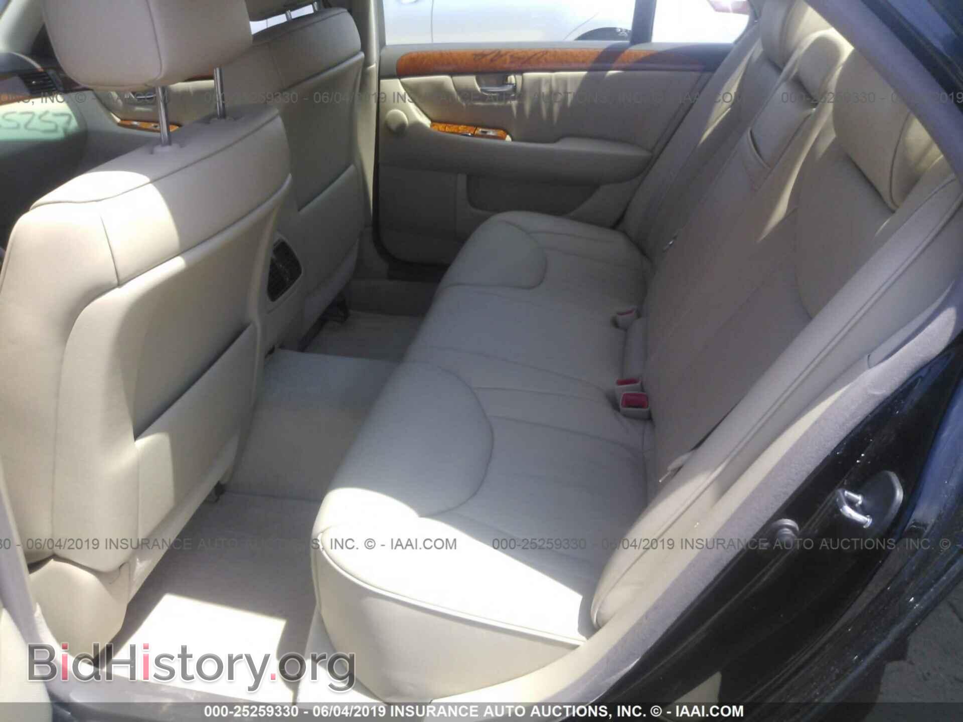2006 LEXUS LS - VIN: JTHBN36FX65041995 - Фото 8
