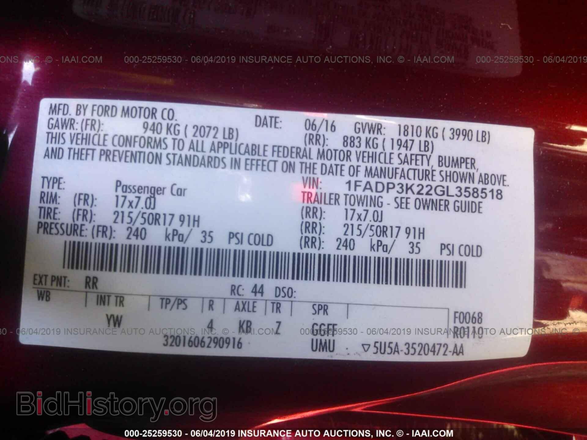 2016 FORD FOCUS - VIN: 1FADP3K22GL358518 - Photo 9