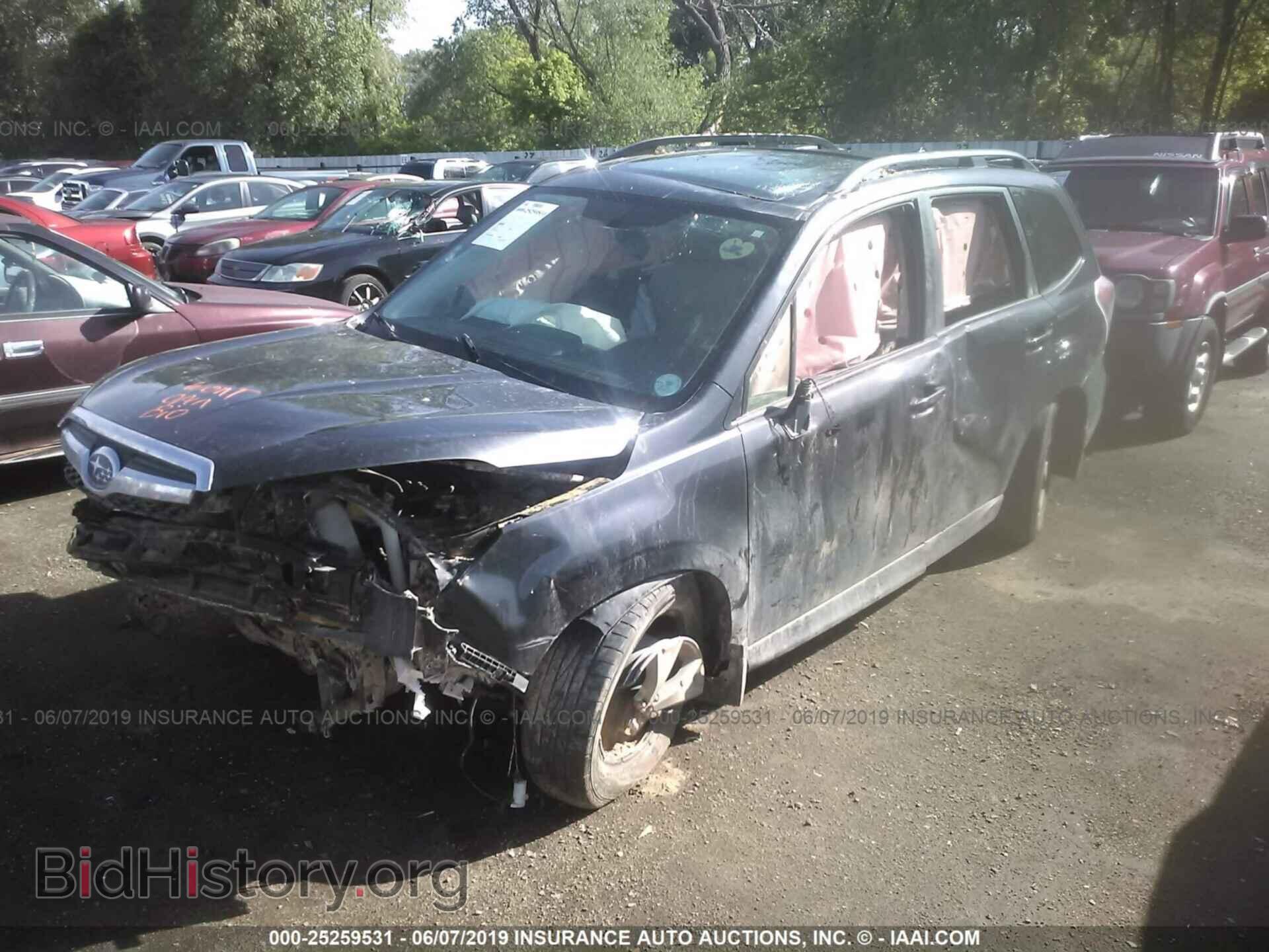 2014 SUBARU FORESTER - VIN: JF2SJAEC8EH516499 - Фото 2