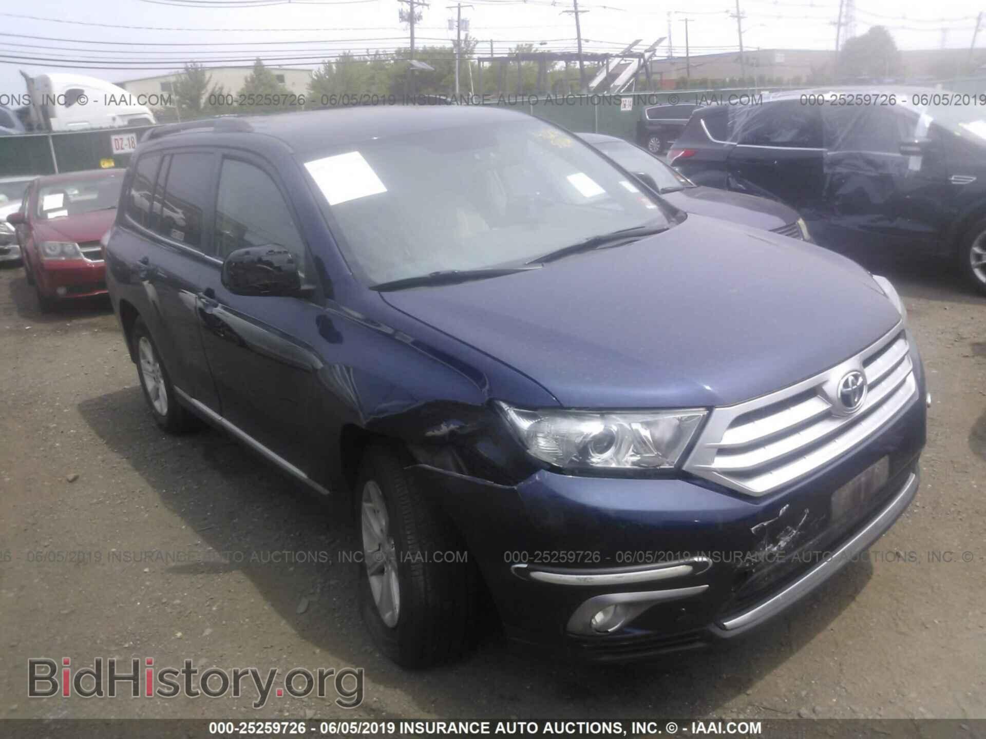 Photo 5TDZA3EH6CS019206 - TOYOTA HIGHLANDER 2012