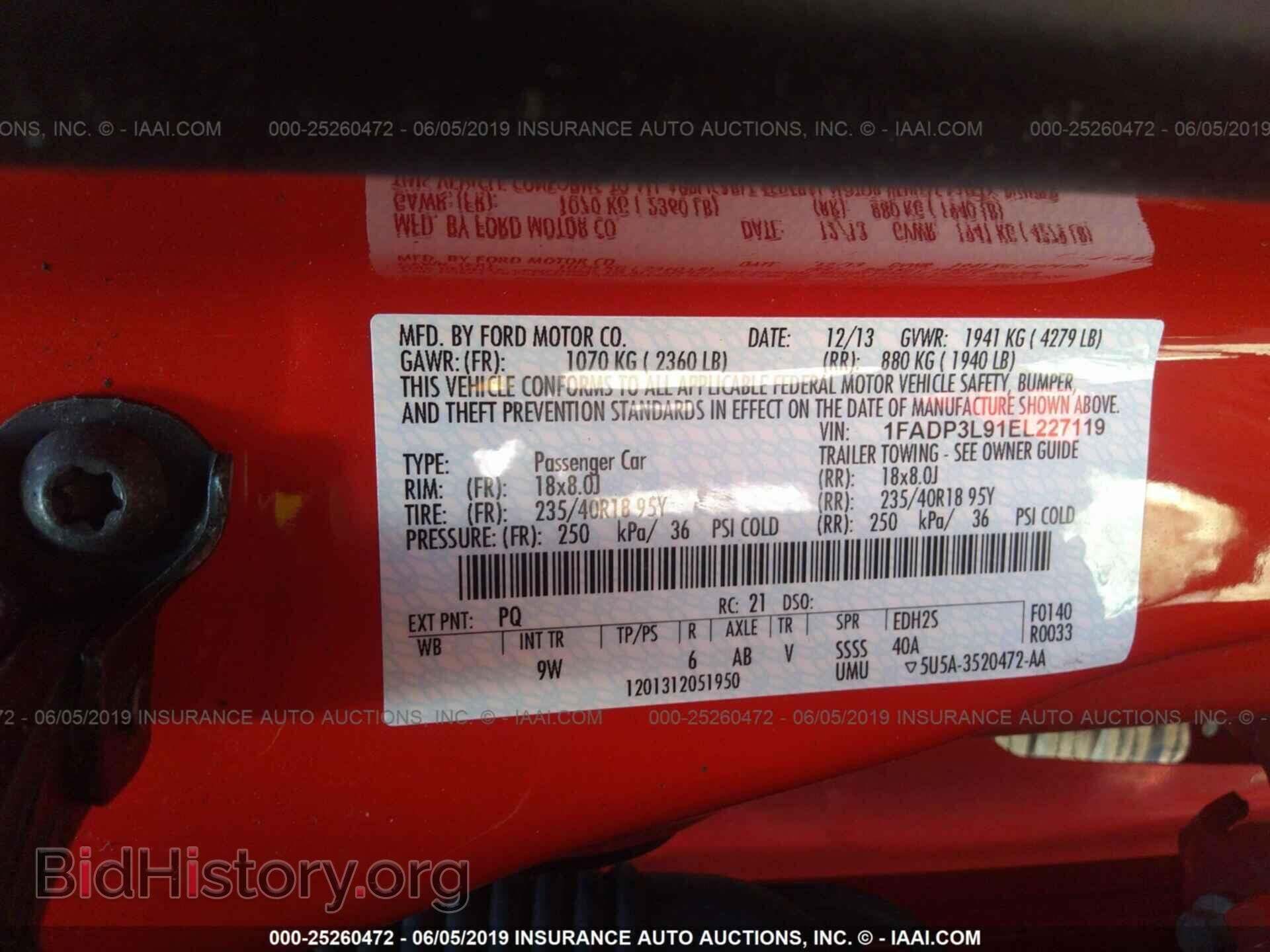 2014 FORD FOCUS - VIN: 1FADP3L91EL227119 - Photo 9