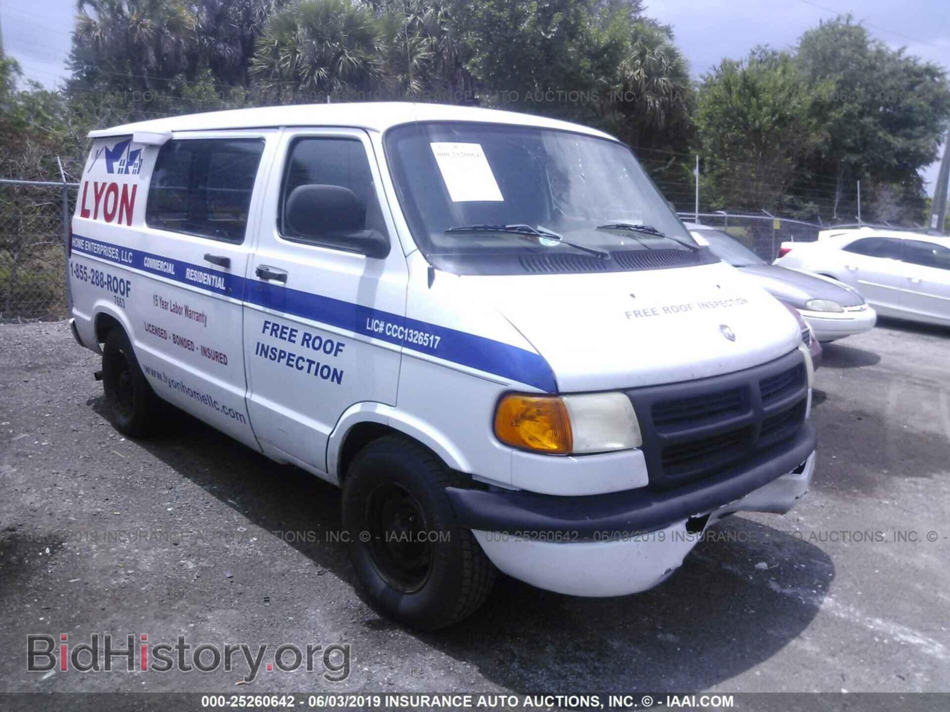Photo 2B7HB11X21K533692 - DODGE RAM VAN 2001