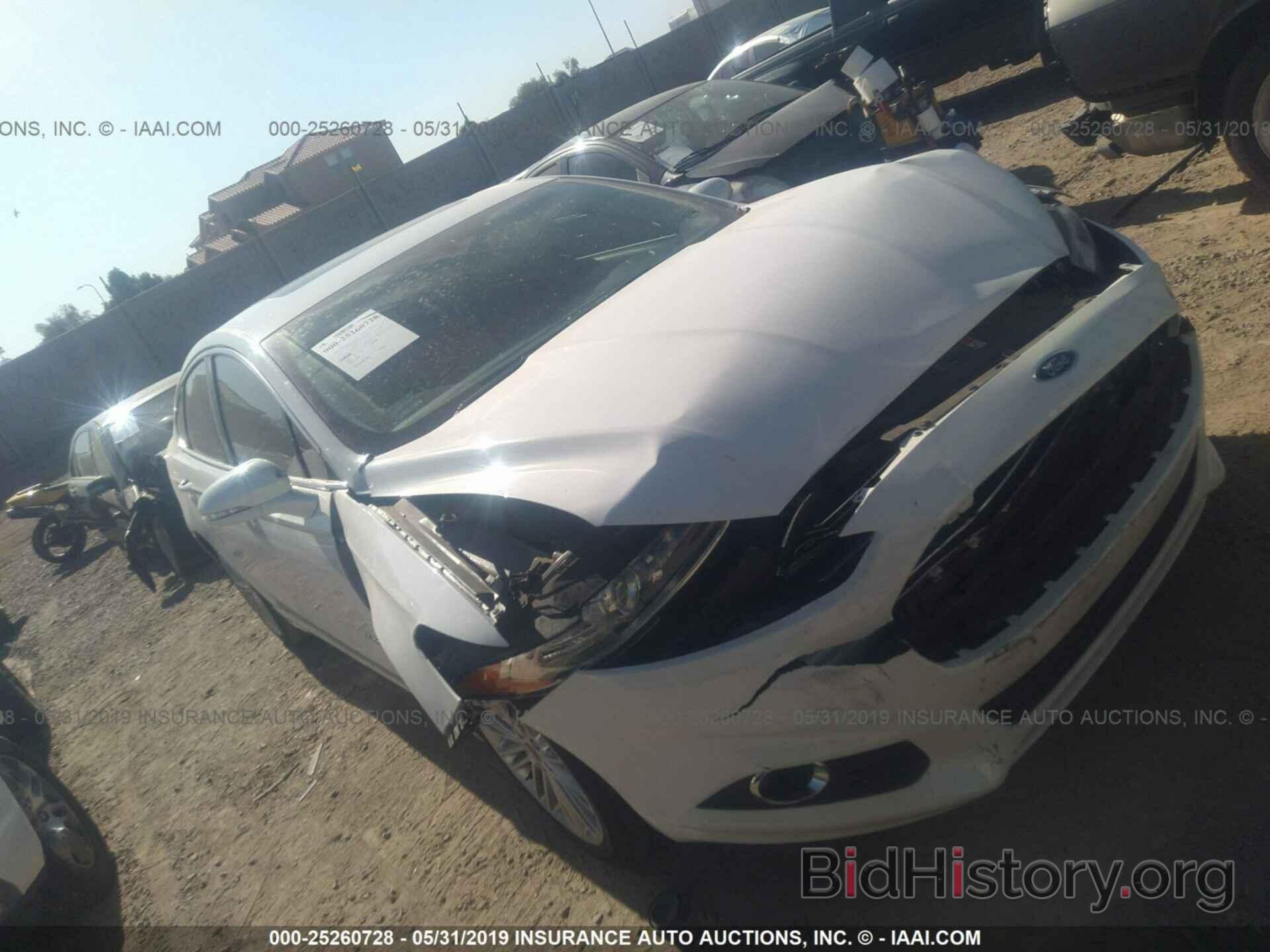 Photo 3FA6P0LU1ER366681 - FORD FUSION 2014