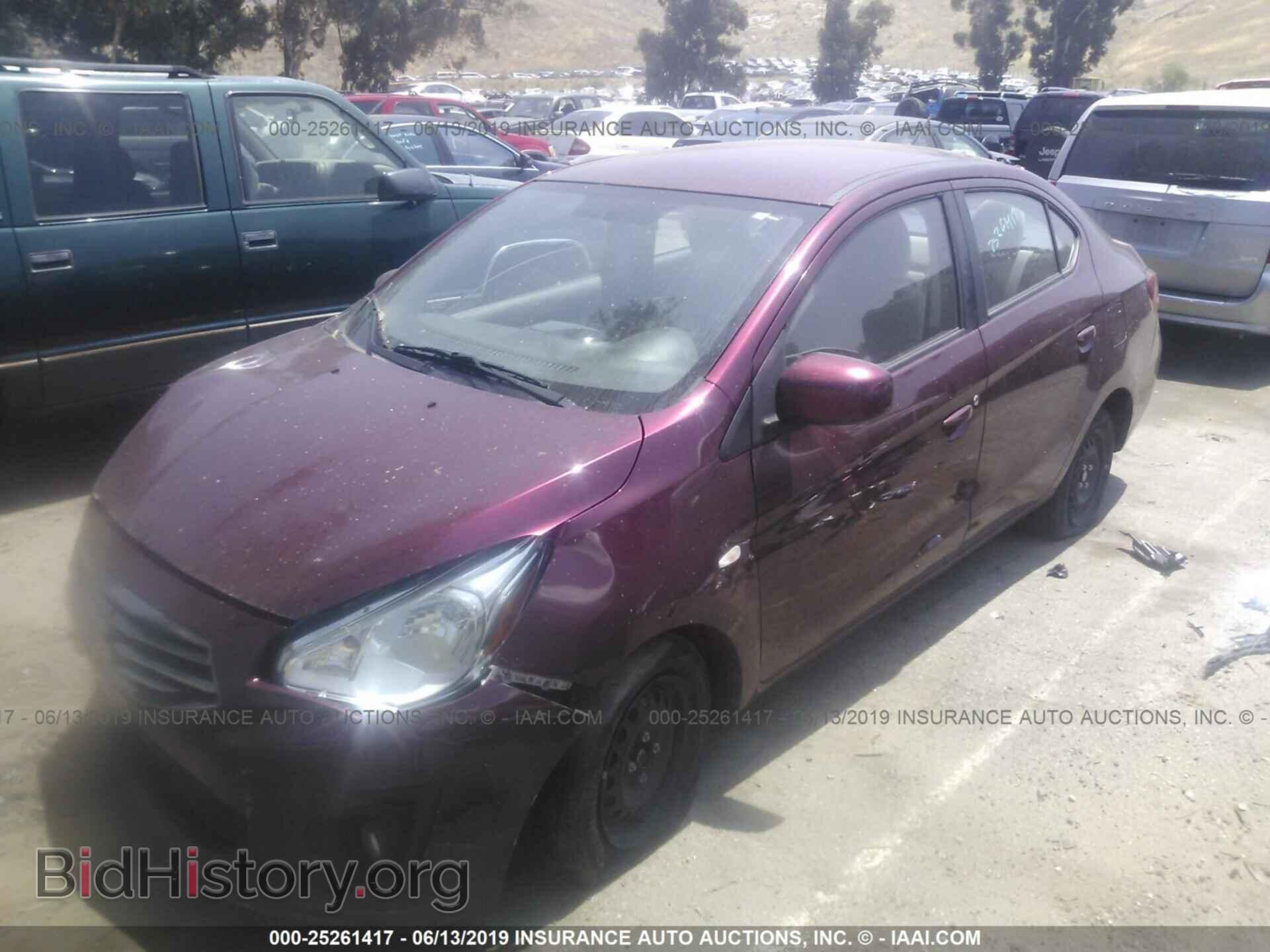 2017 MITSUBISHI MIRAGE - VIN: ML32F3FJ8HHF07014 - Фото 2