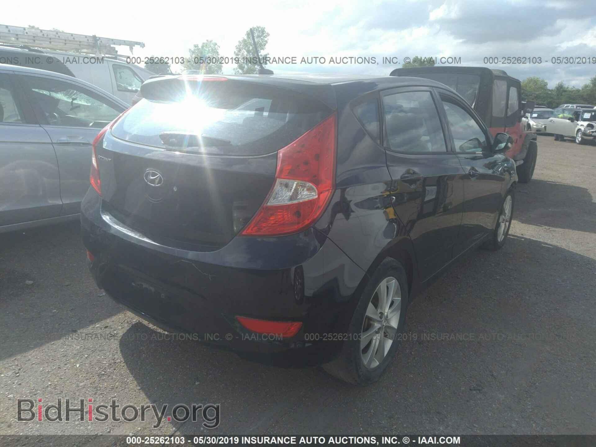 2013 HYUNDAI ACCENT - VIN: KMHCU5AE2DU087239 - Фото 4