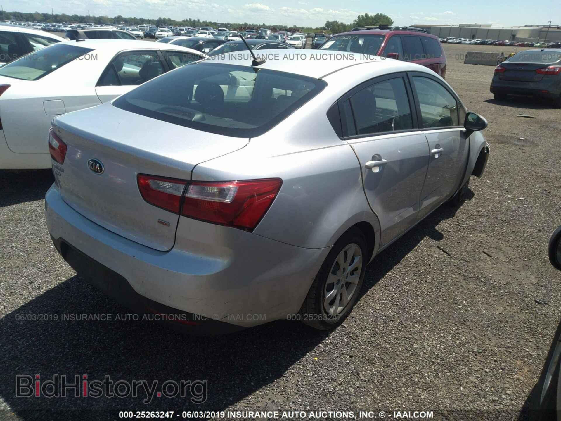2014 KIA RIO - VIN: KNADM4A38E6419057 - Фото 4