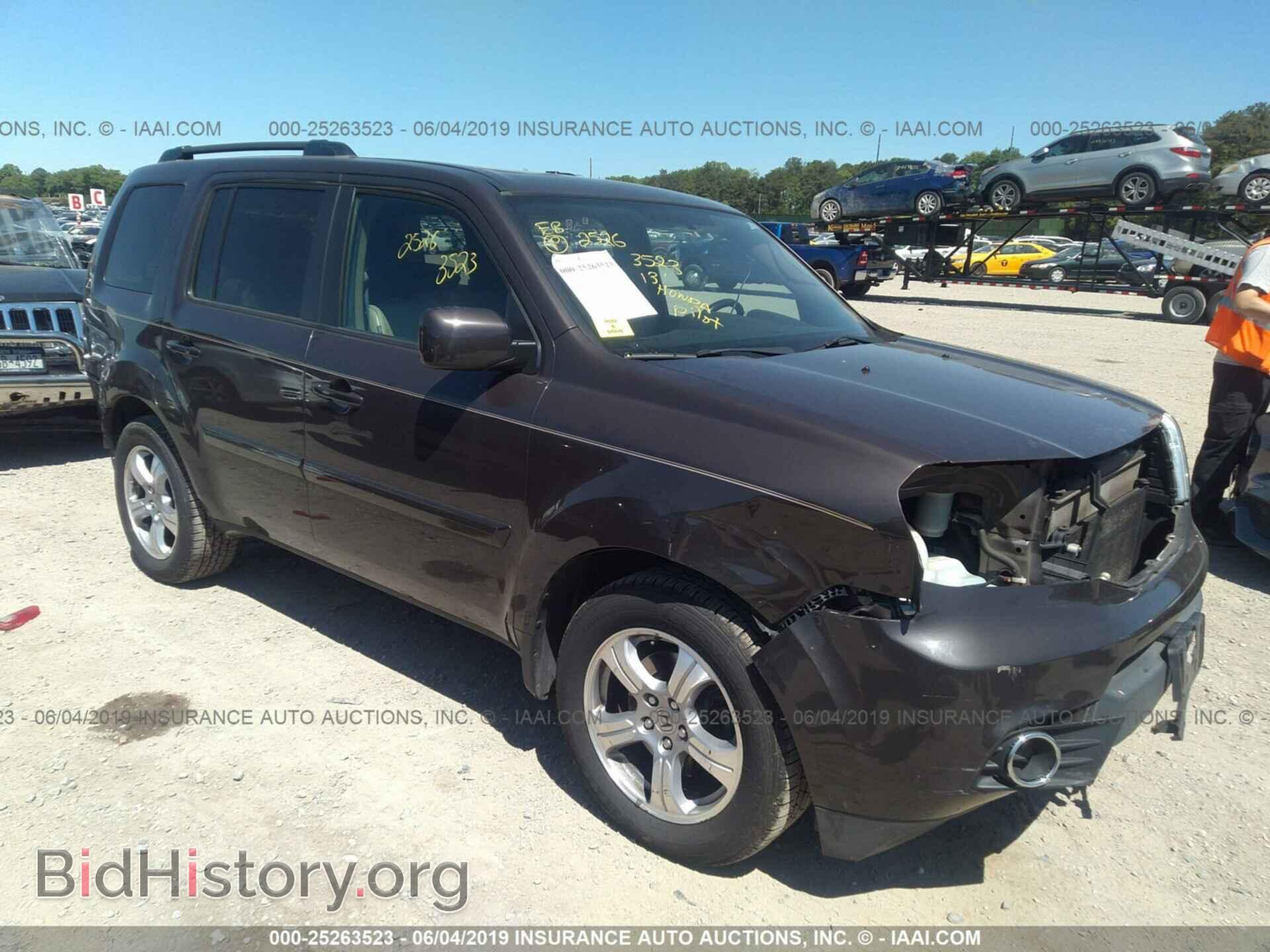 Фотография 5FNYF4H54DB044096 - HONDA PILOT 2013
