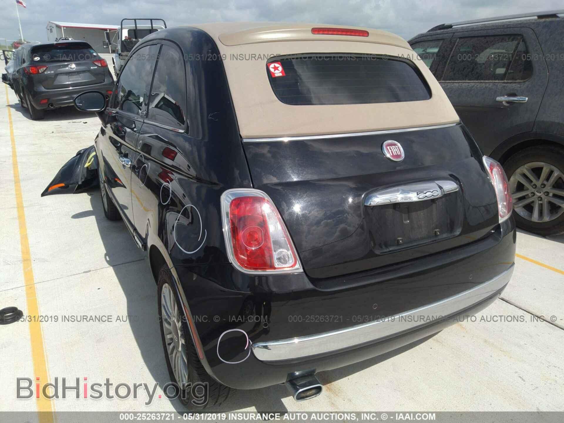 2013 FIAT 500 - VIN: 3C3CFFER2DT536421 - Фото 3