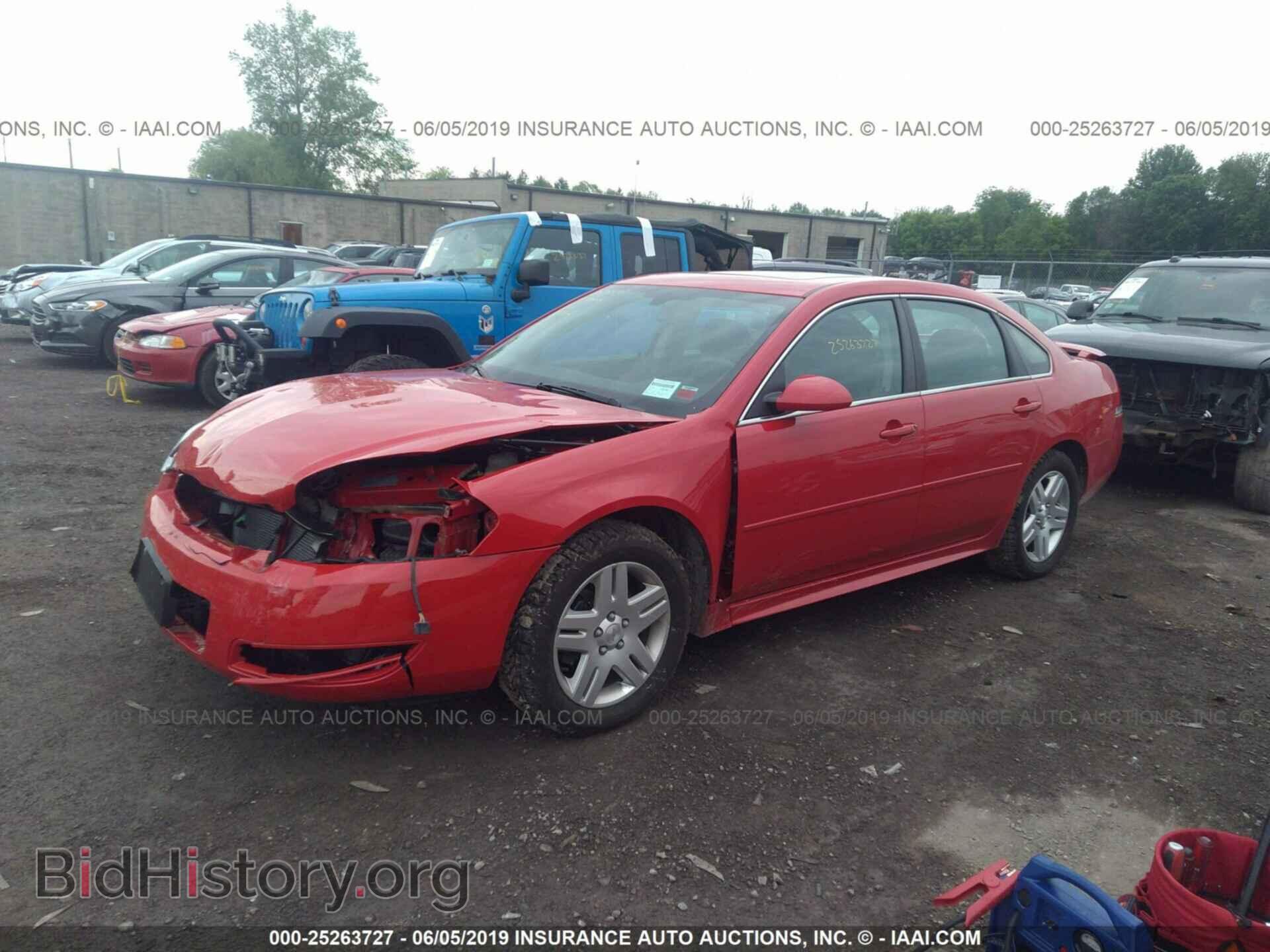 2013 CHEVROLET IMPALA - VIN: 2G1WB5E30D1142792 - Фото 2