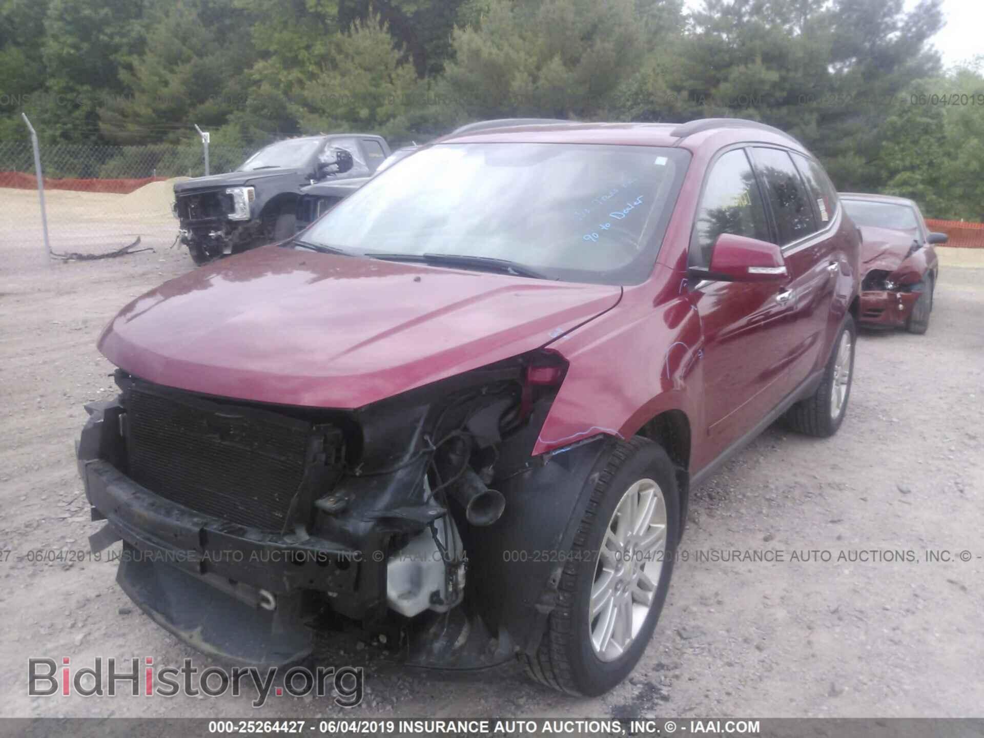 2013 CHEVROLET TRAVERSE - VIN: 1GNKVGKD4DJ101276 - Фото 2
