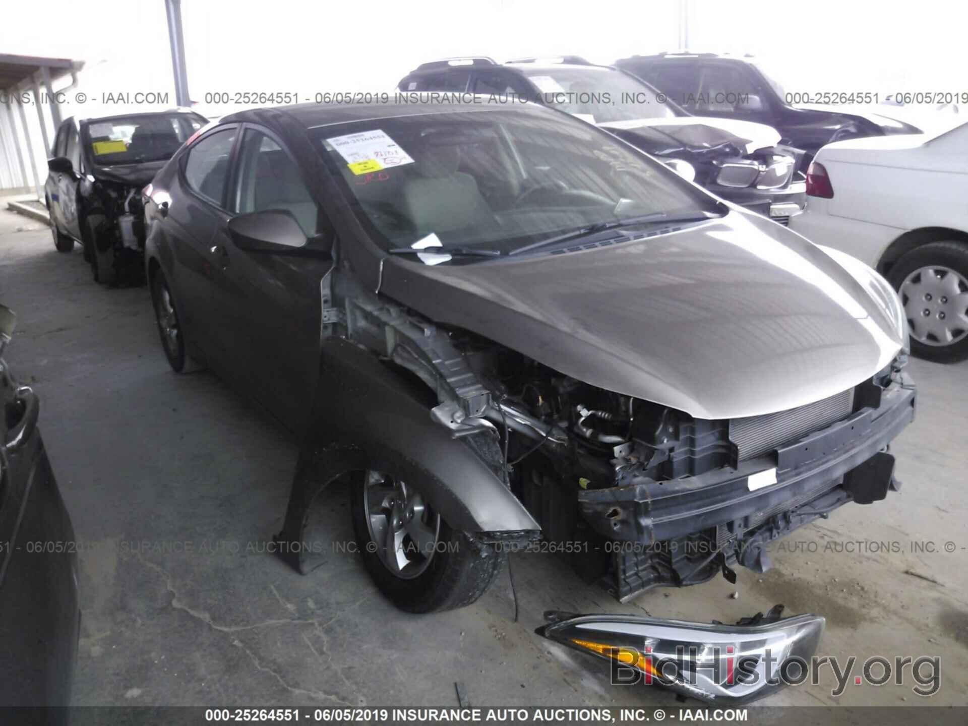 Photo 5NPDH4AE2EH505723 - HYUNDAI ELANTRA 2014