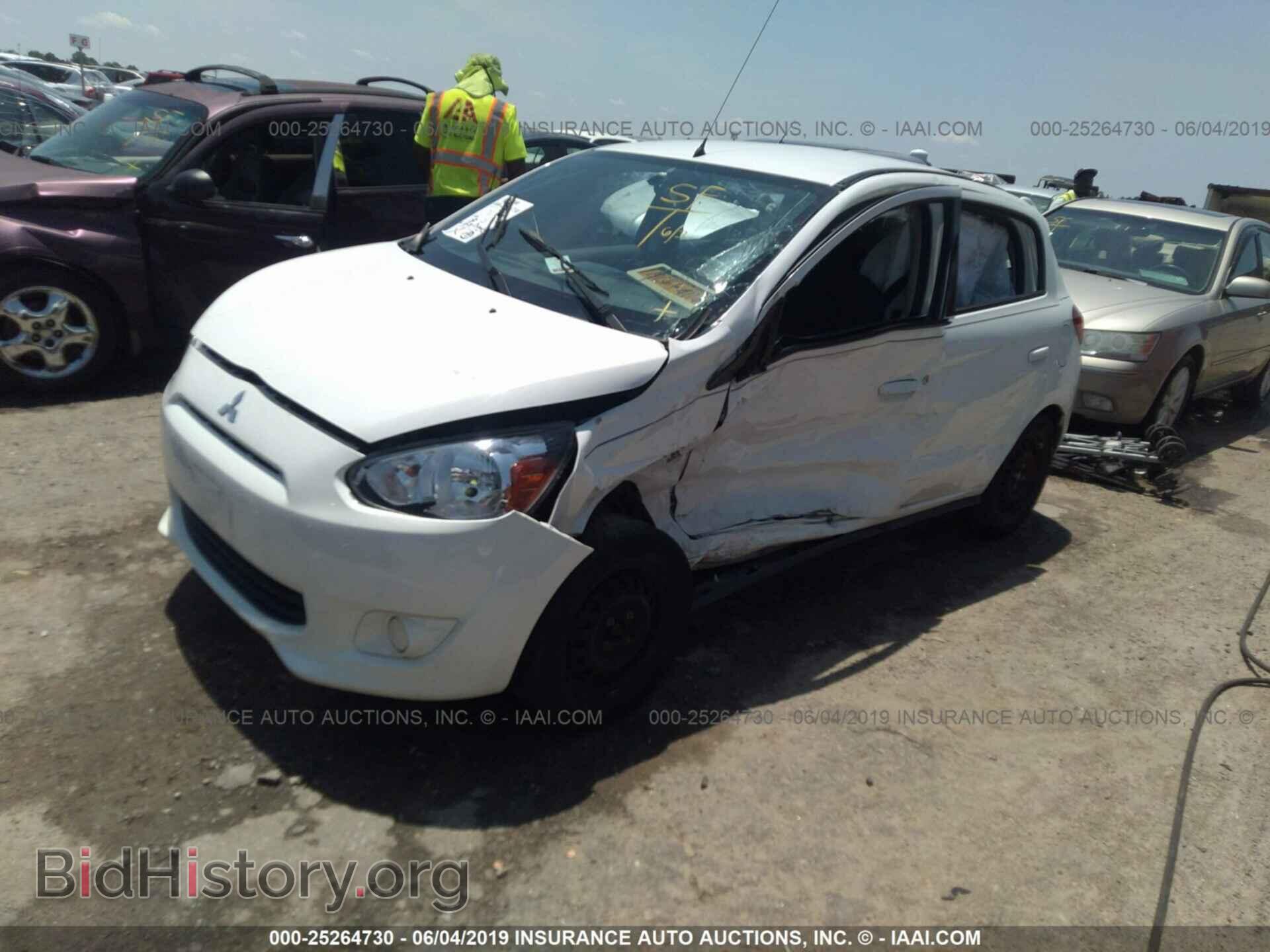 2014 MITSUBISHI MIRAGE - VIN: ML32A3HJ3EH013728 - Фото 2