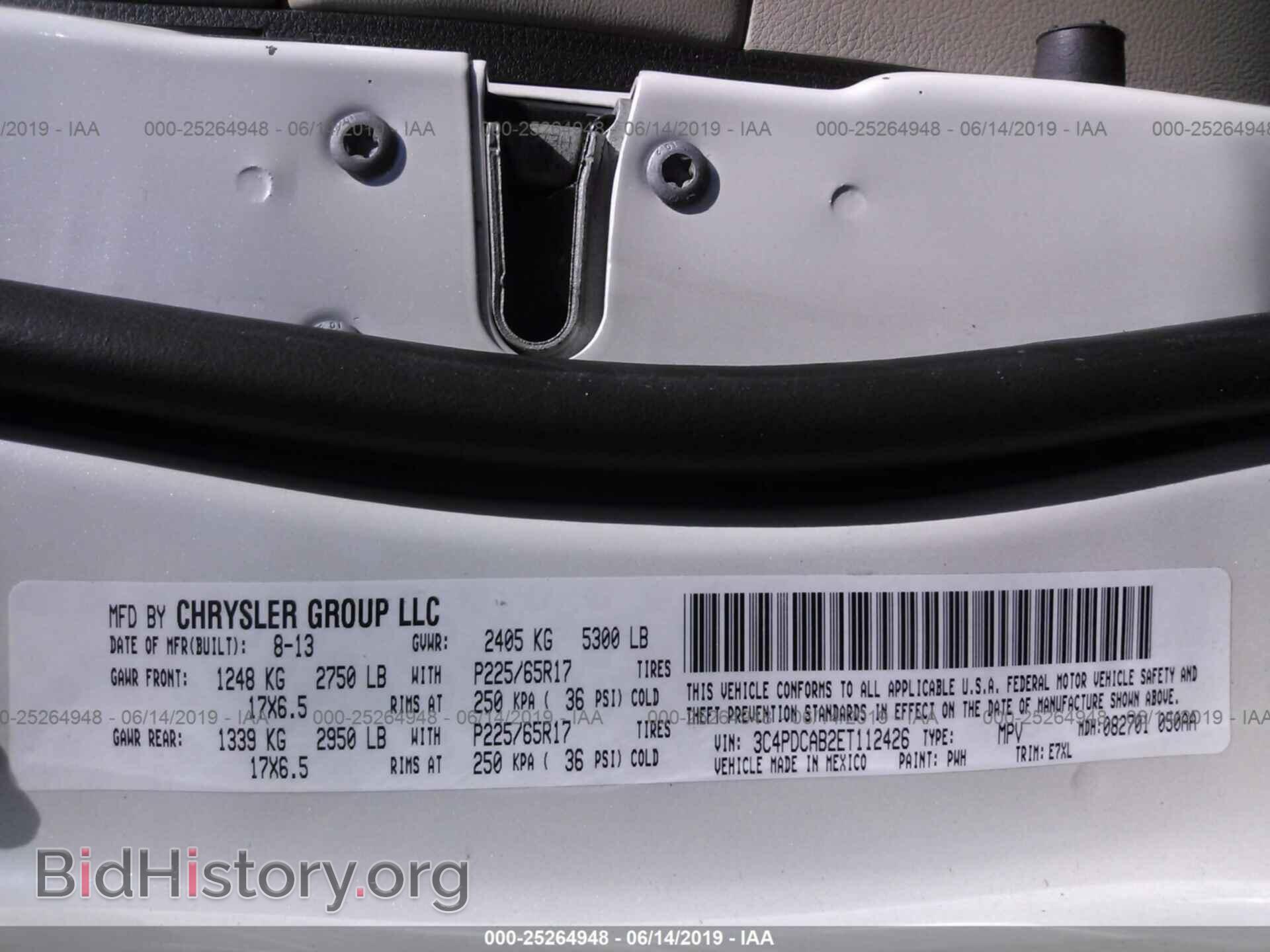 2014 DODGE JOURNEY - VIN: 3C4PDCAB2ET112426 - Photo 9