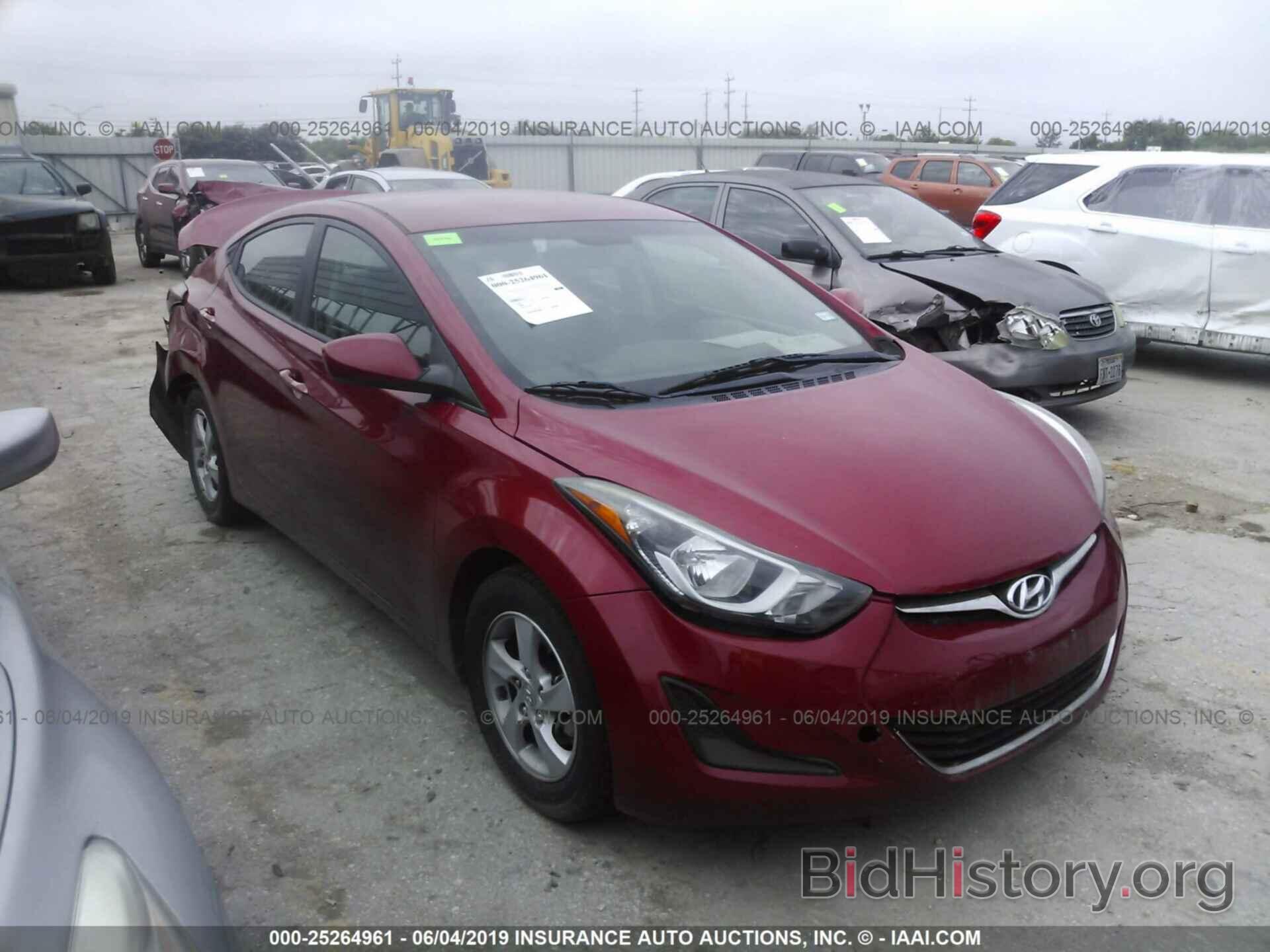 Фотография KMHDH4AE5EU203781 - HYUNDAI ELANTRA 2014