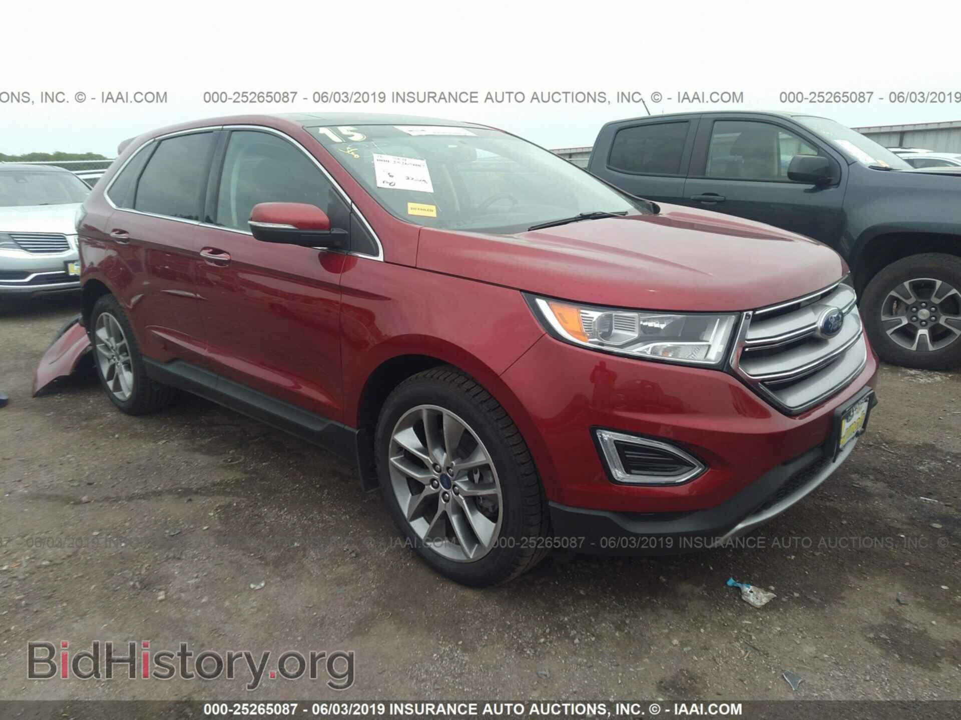 Фотография 2FMTK4K82FBC12144 - FORD EDGE 2015