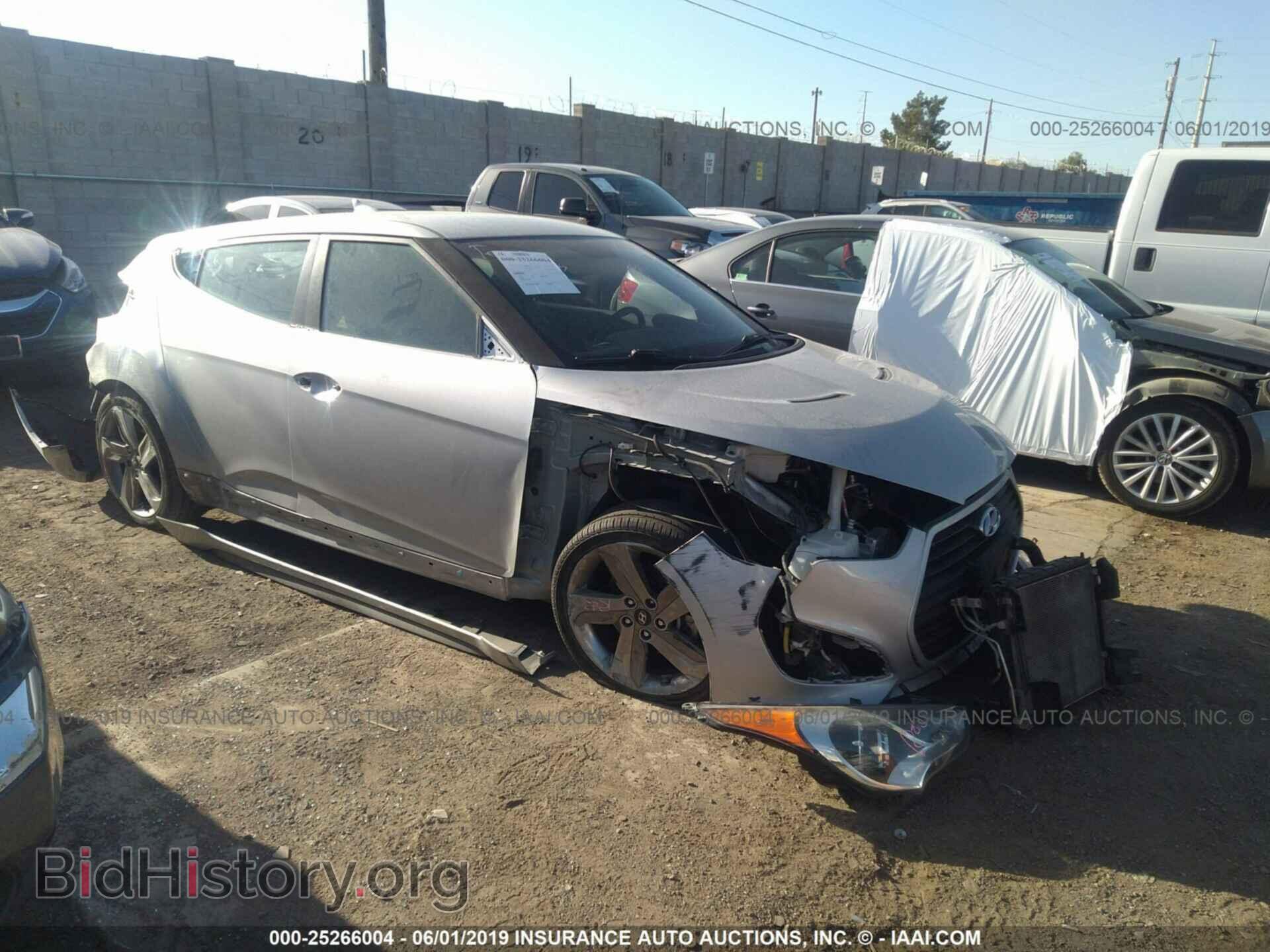 Photo KMHTC6AE9DU158431 - HYUNDAI VELOSTER 2013
