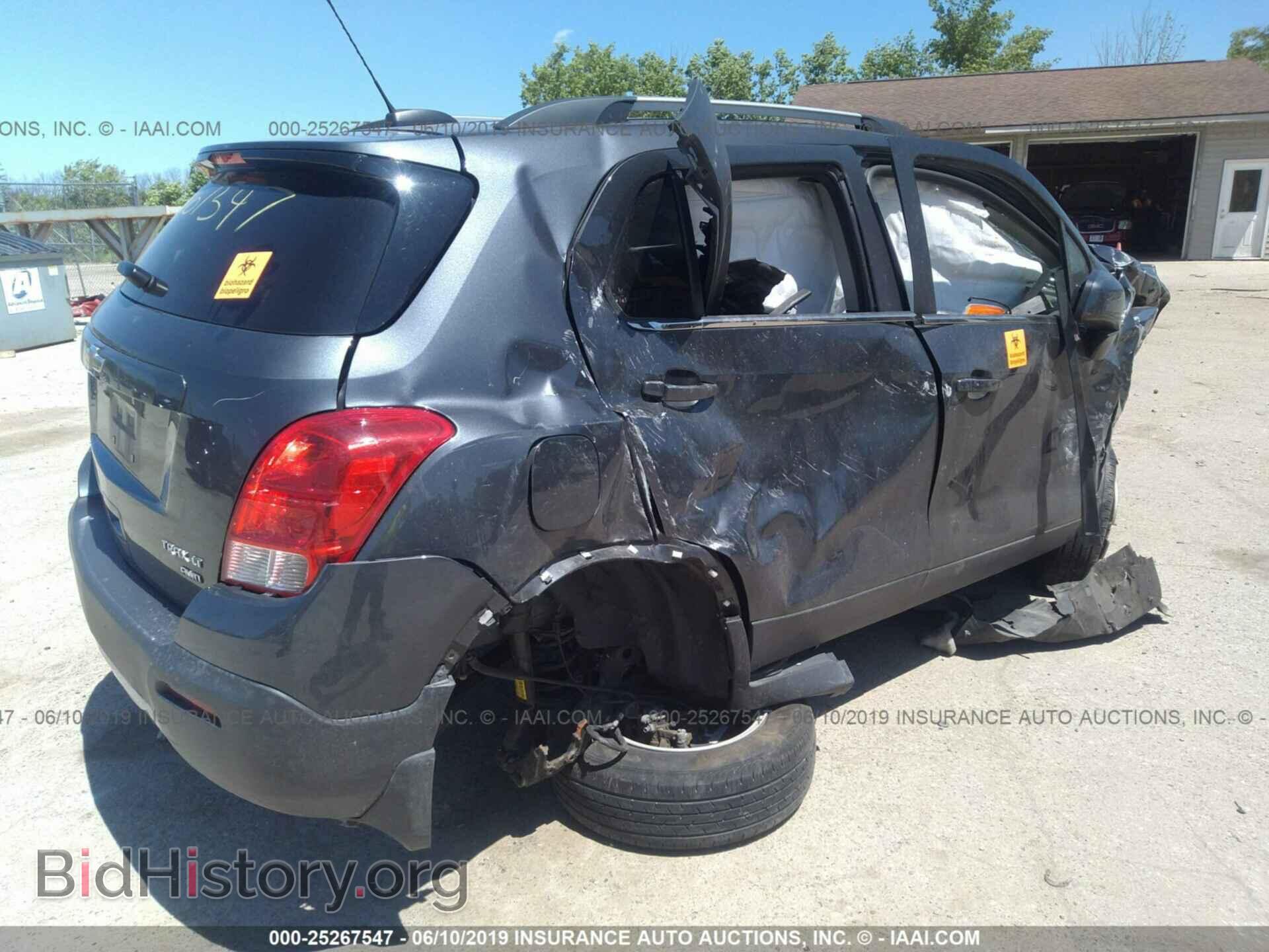 2016 CHEVROLET TRAX - VIN: 3GNCJPSB1GL279254 - Фото 4