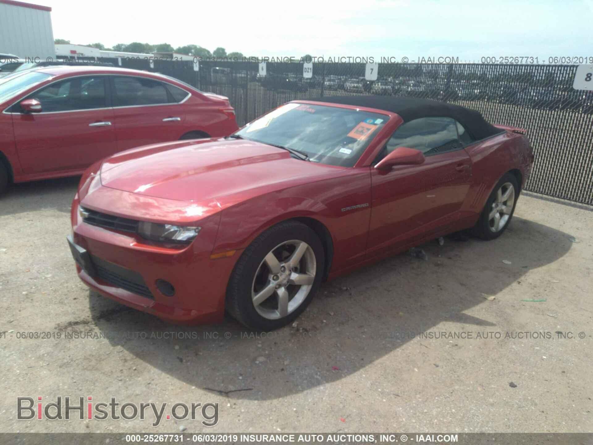 2014 CHEVROLET CAMARO - VIN: 2G1FB3D37E9313787 - Фото 2