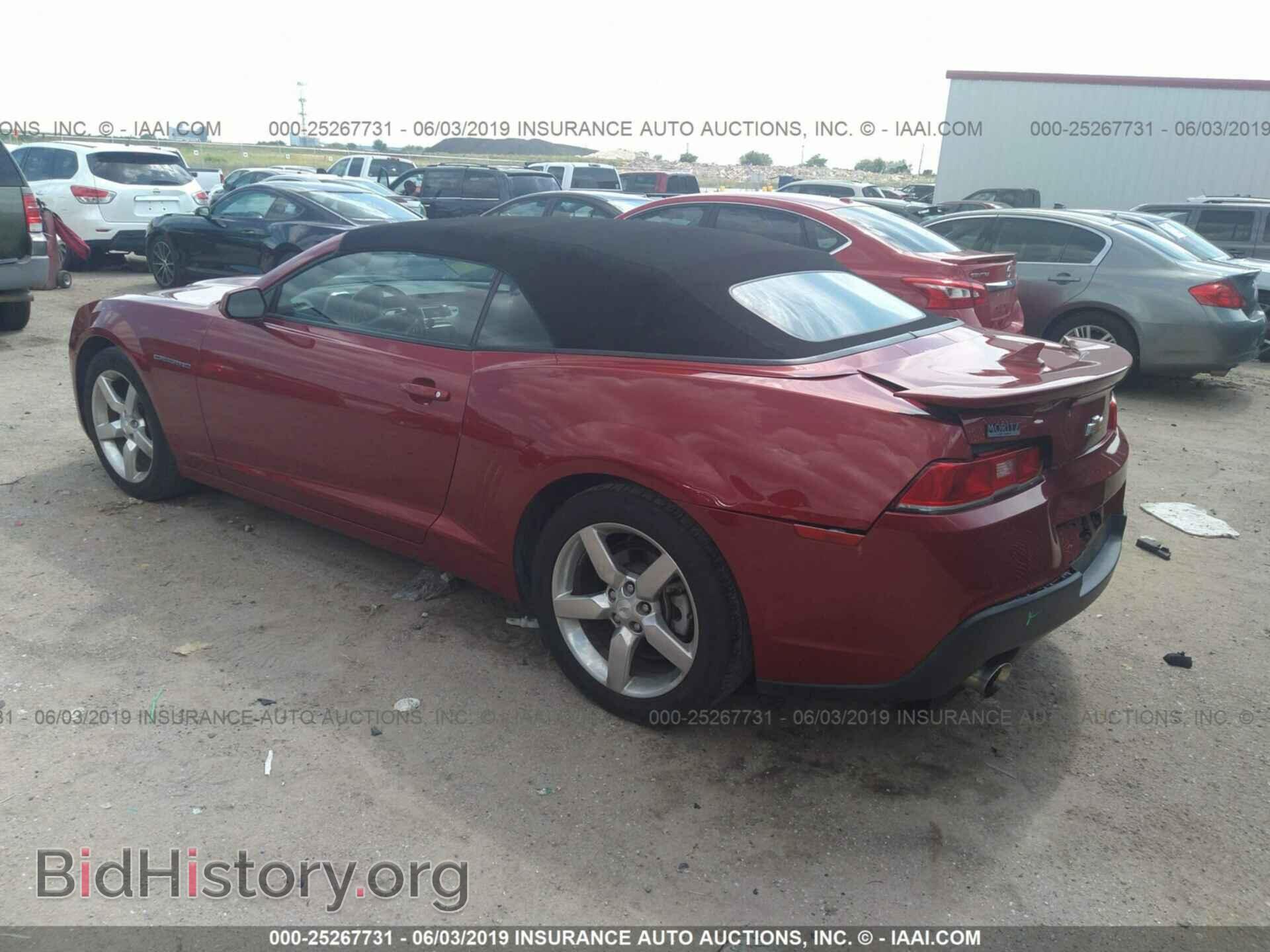 2014 CHEVROLET CAMARO - VIN: 2G1FB3D37E9313787 - Фото 3