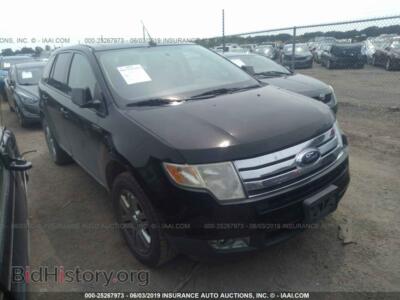 2007 Ford EDGE SEL Plus, black — VIN 2FMDK49CX7BB44904, IAAI