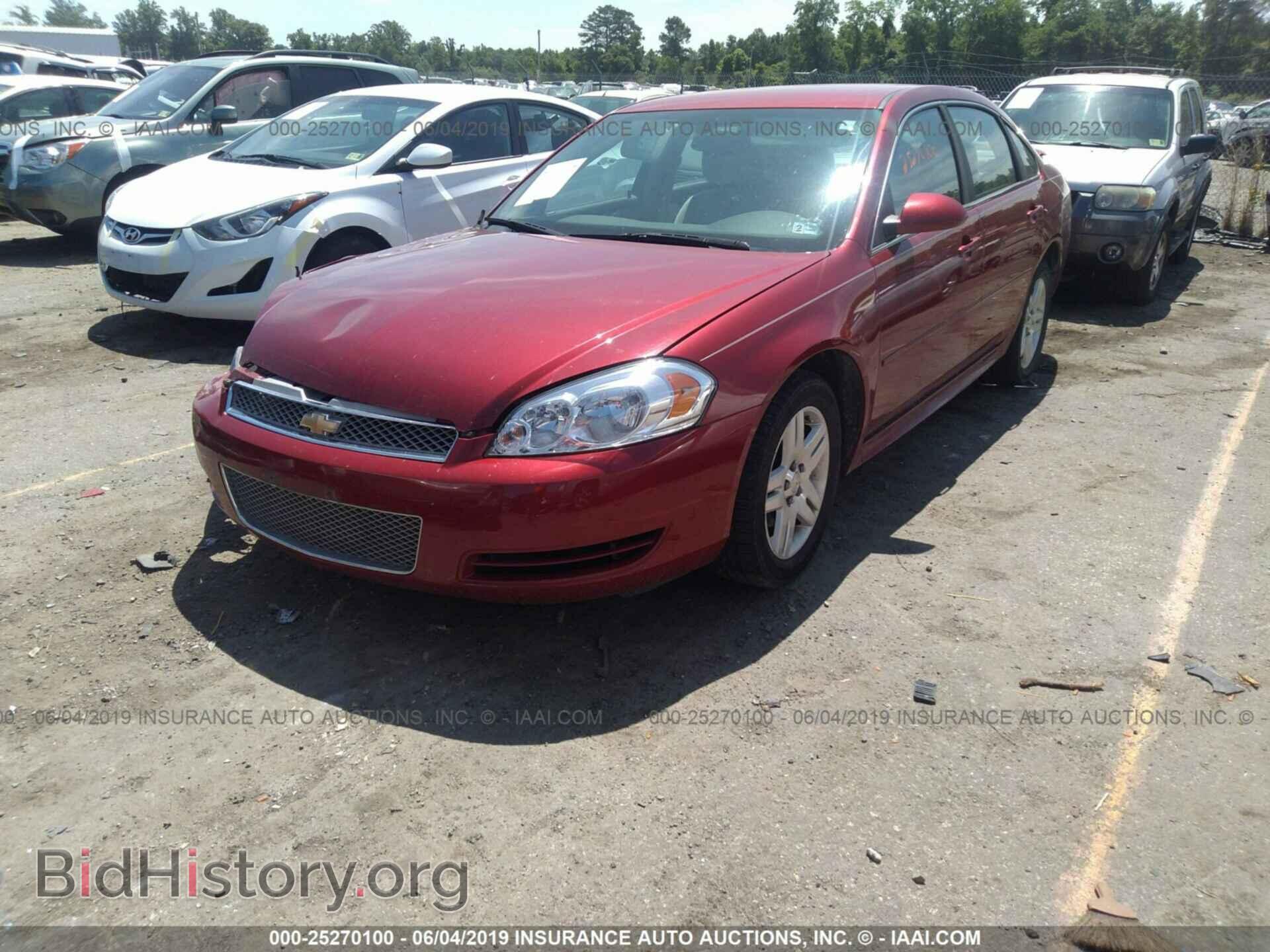 2013 CHEVROLET IMPALA - VIN: 2G1WB5E34D1117152 - Фото 2