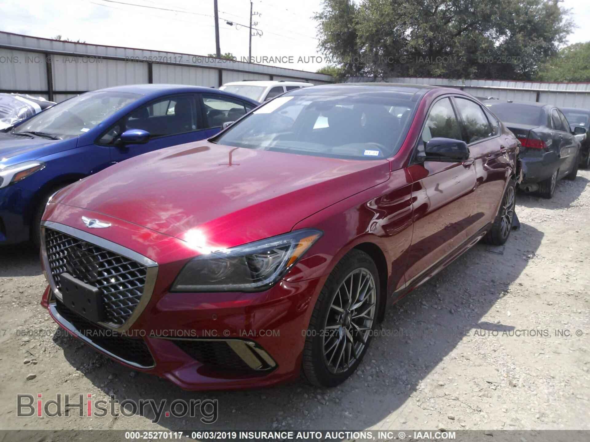 2019 GENESIS G80 - VIN: KMTFN4JB7KU307164 - Фото 2