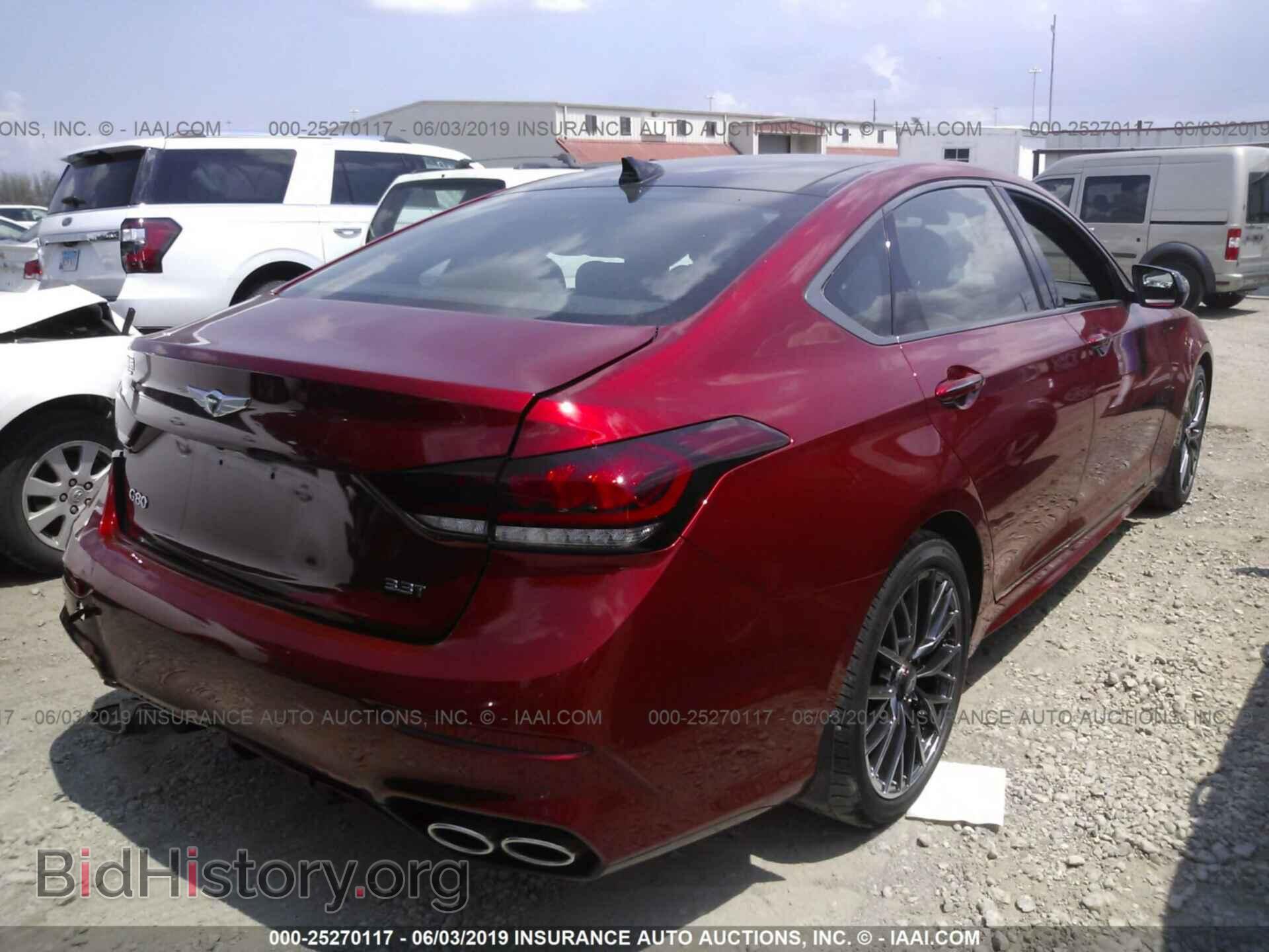 2019 GENESIS G80 - VIN: KMTFN4JB7KU307164 - Фото 4