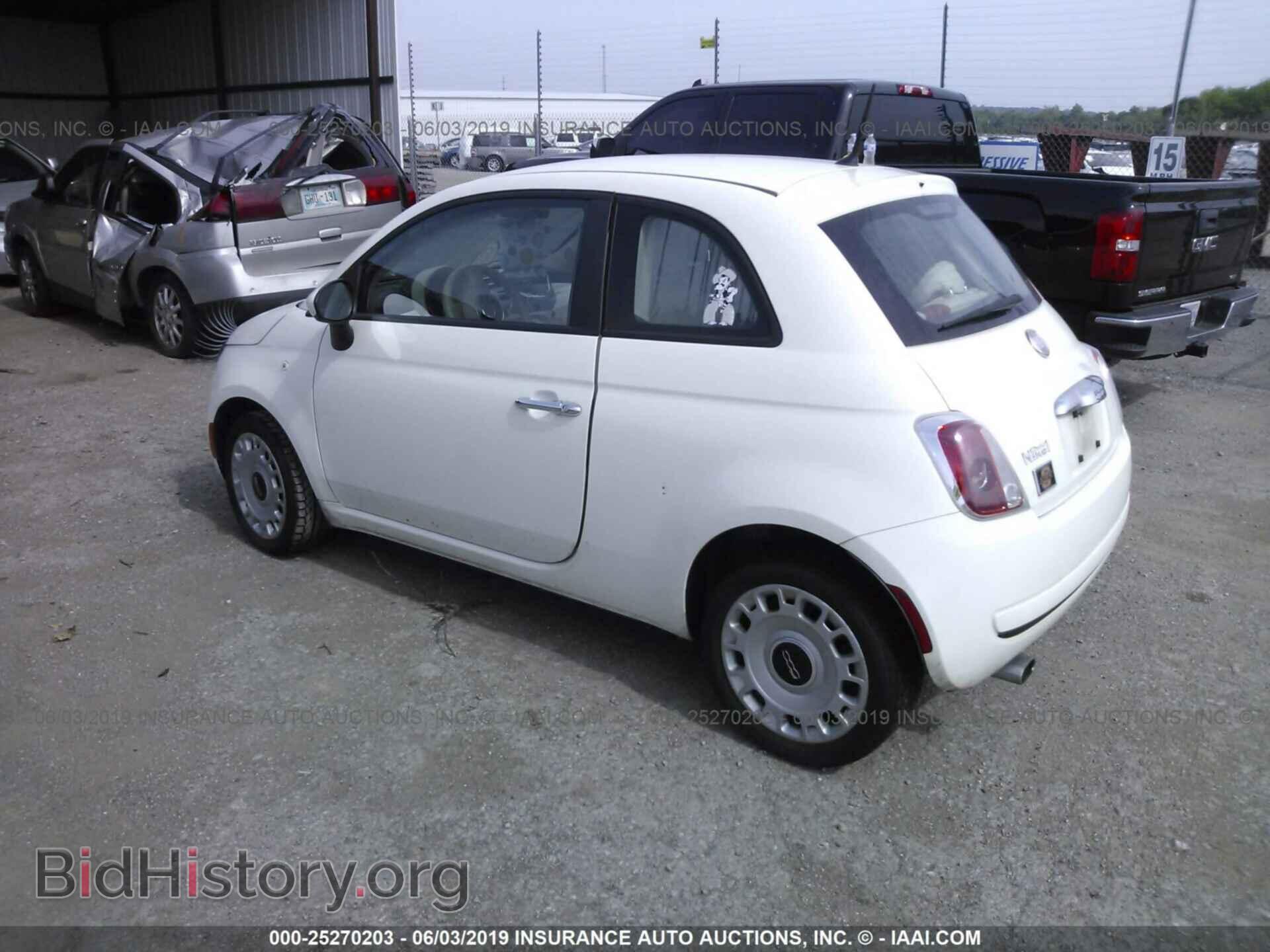 2012 FIAT 500 - VIN: 3C3CFFAR4CT385988 - Фото 3