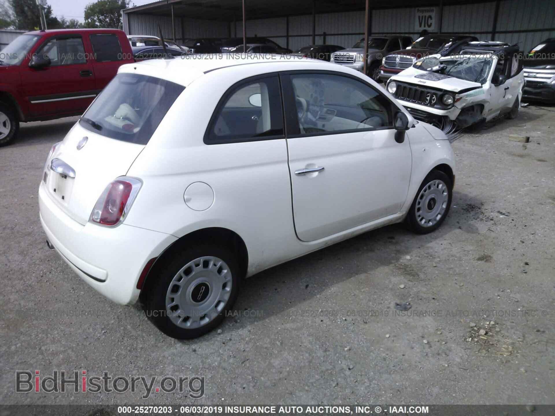 2012 FIAT 500 - VIN: 3C3CFFAR4CT385988 - Фото 4