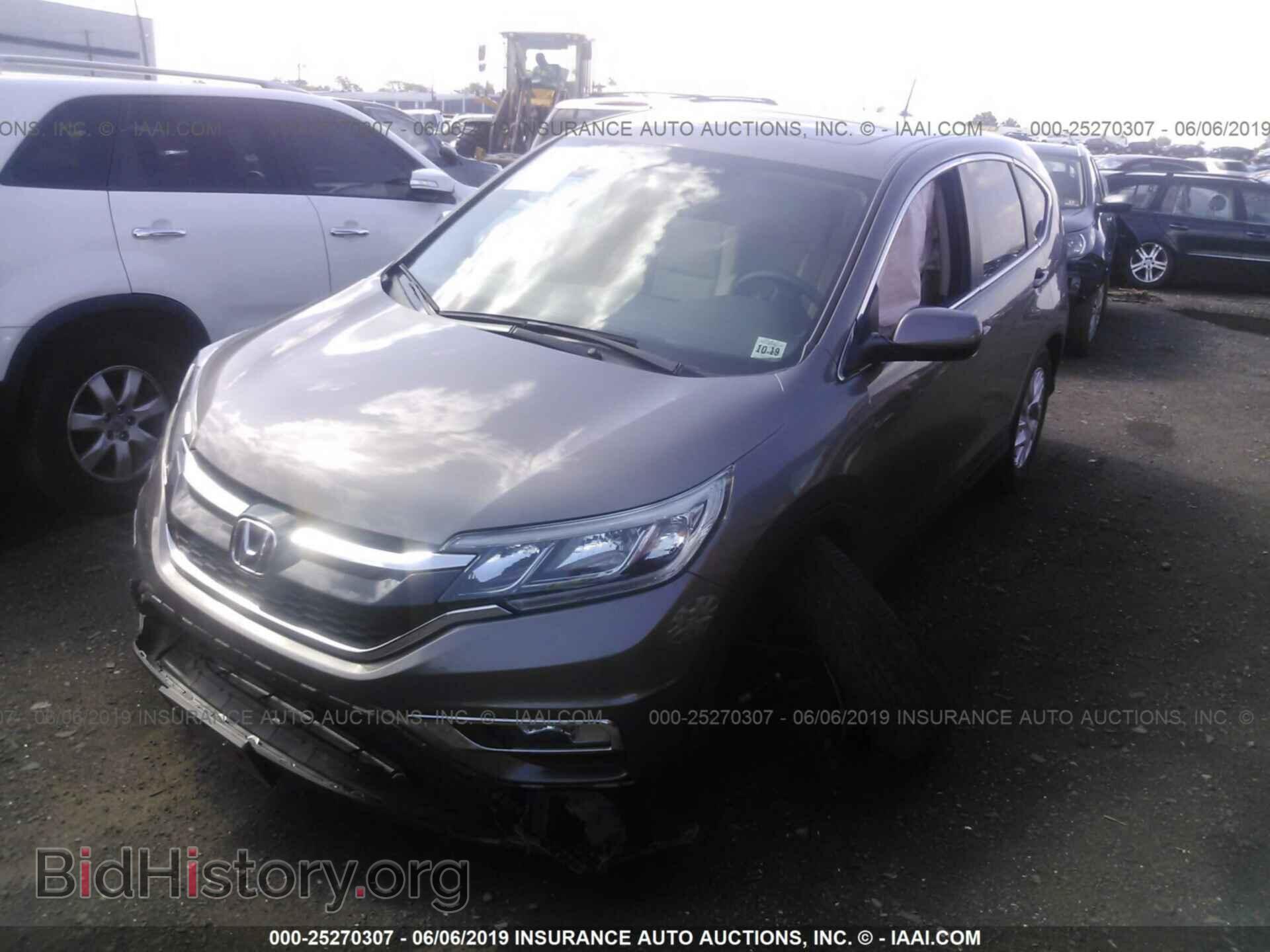2015 HONDA CR-V - VIN: 5J6RM4H57FL001098 - Фото 2